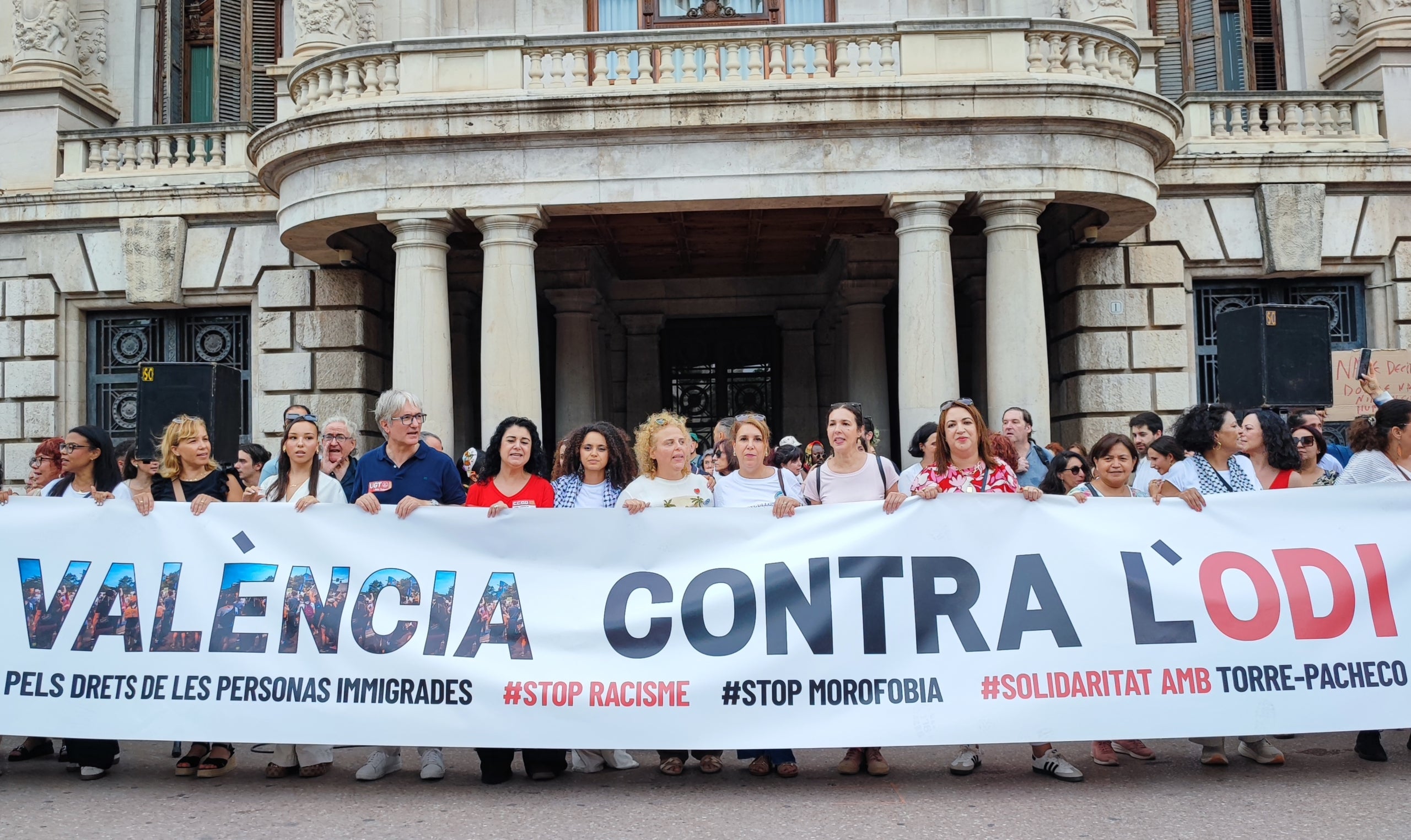 Mobilització contra el racisme a València 