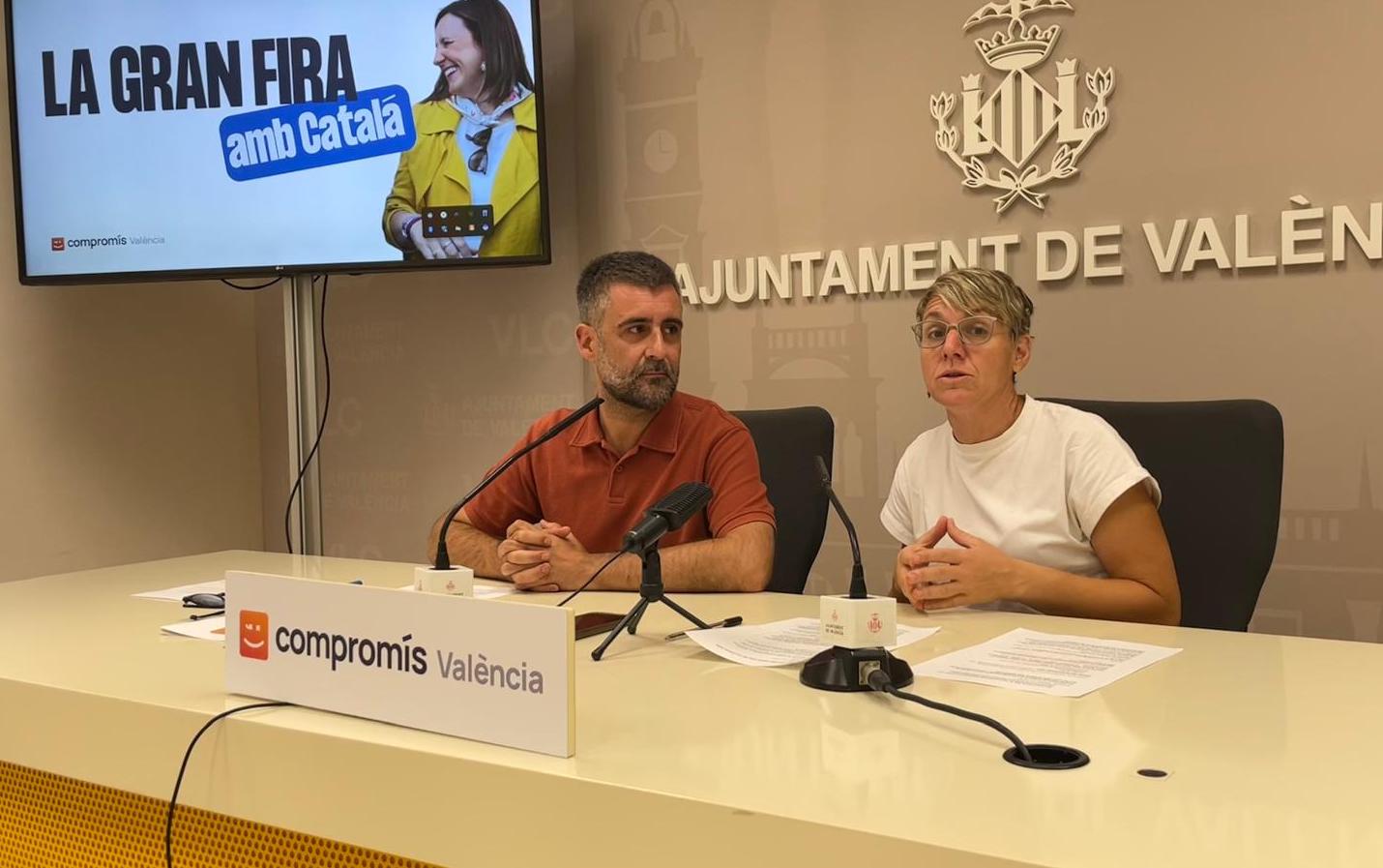 Els regidors de Compromís a l'Ajuntament de València, Pere Fuset i Papi Robles 