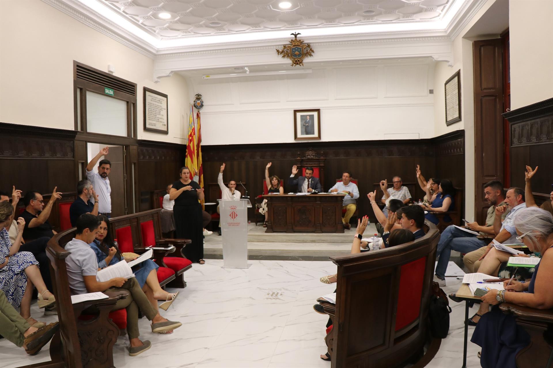 El ple de l'Ajuntament de Sagunt | EP