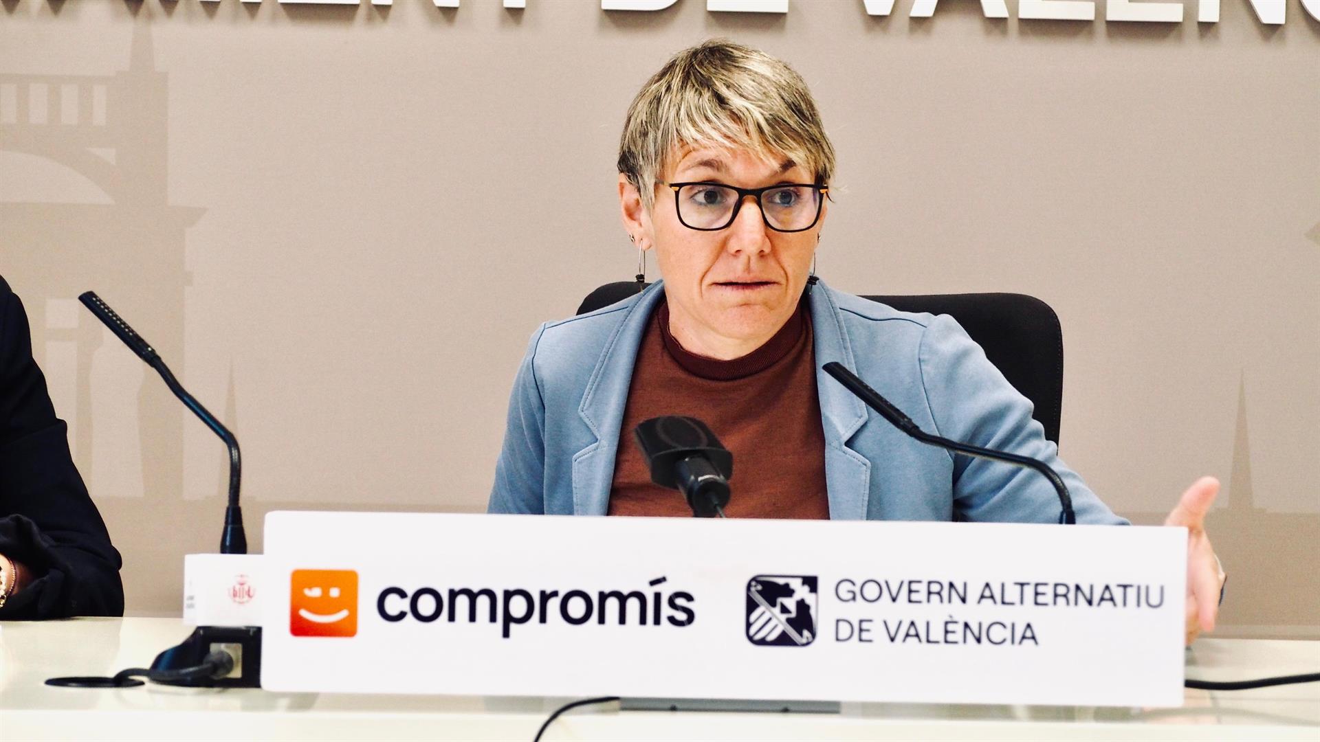 La portaveu de Compromís a l'Ajuntament de València, Papi Robles | EP