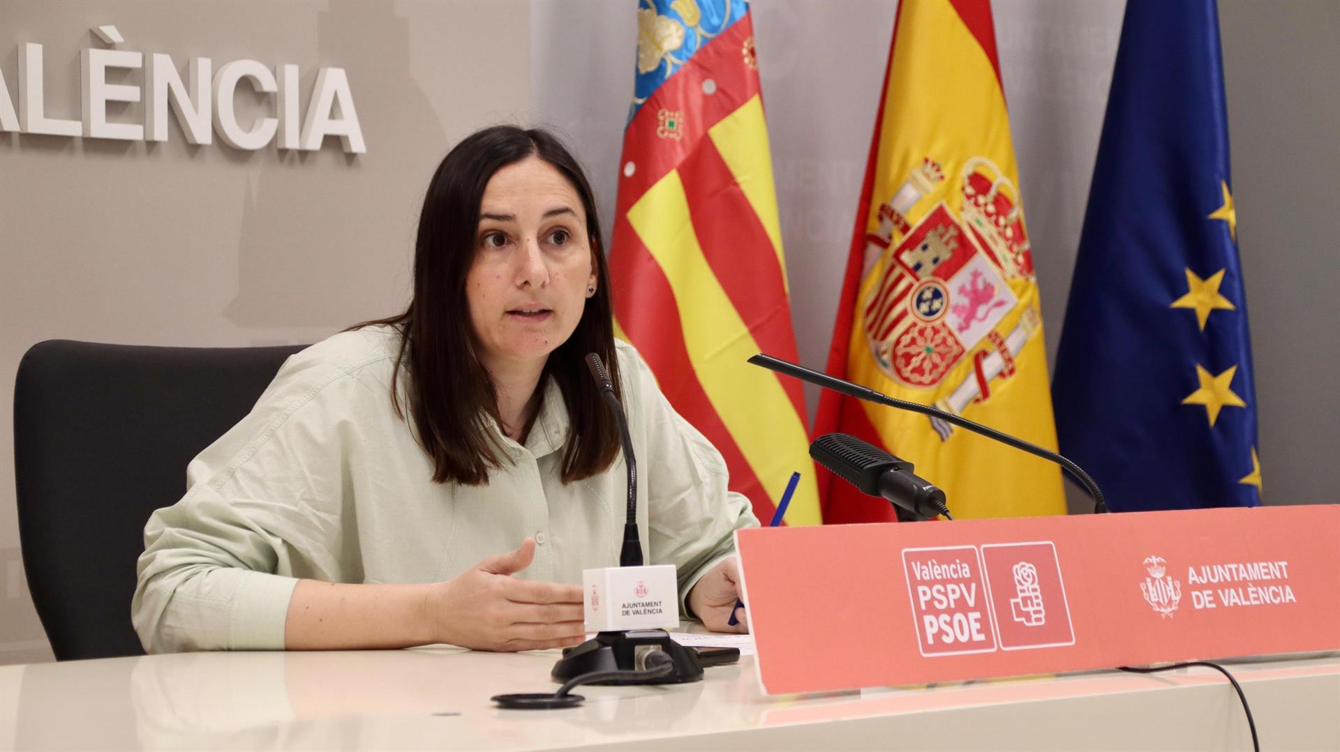 Elisa Valía, regidora del PSOV a l'Ajuntament de València | EP