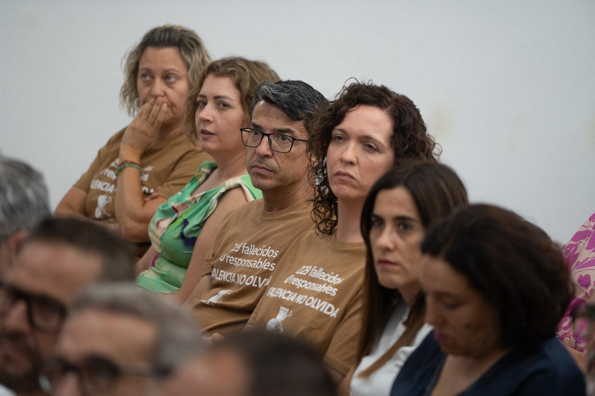 Víctimes de la dana durant l'actes a Torrent | EP