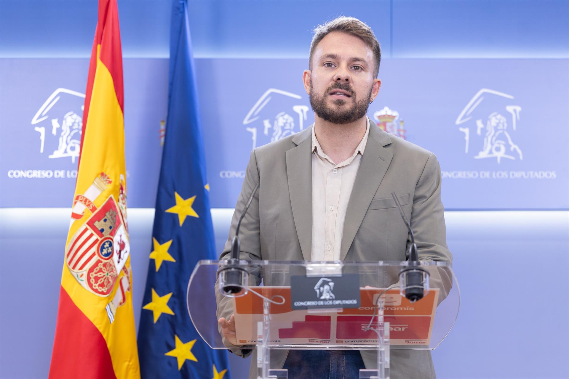 El diputat de Compromís-Sumar, Alberto Ibáñez | EP