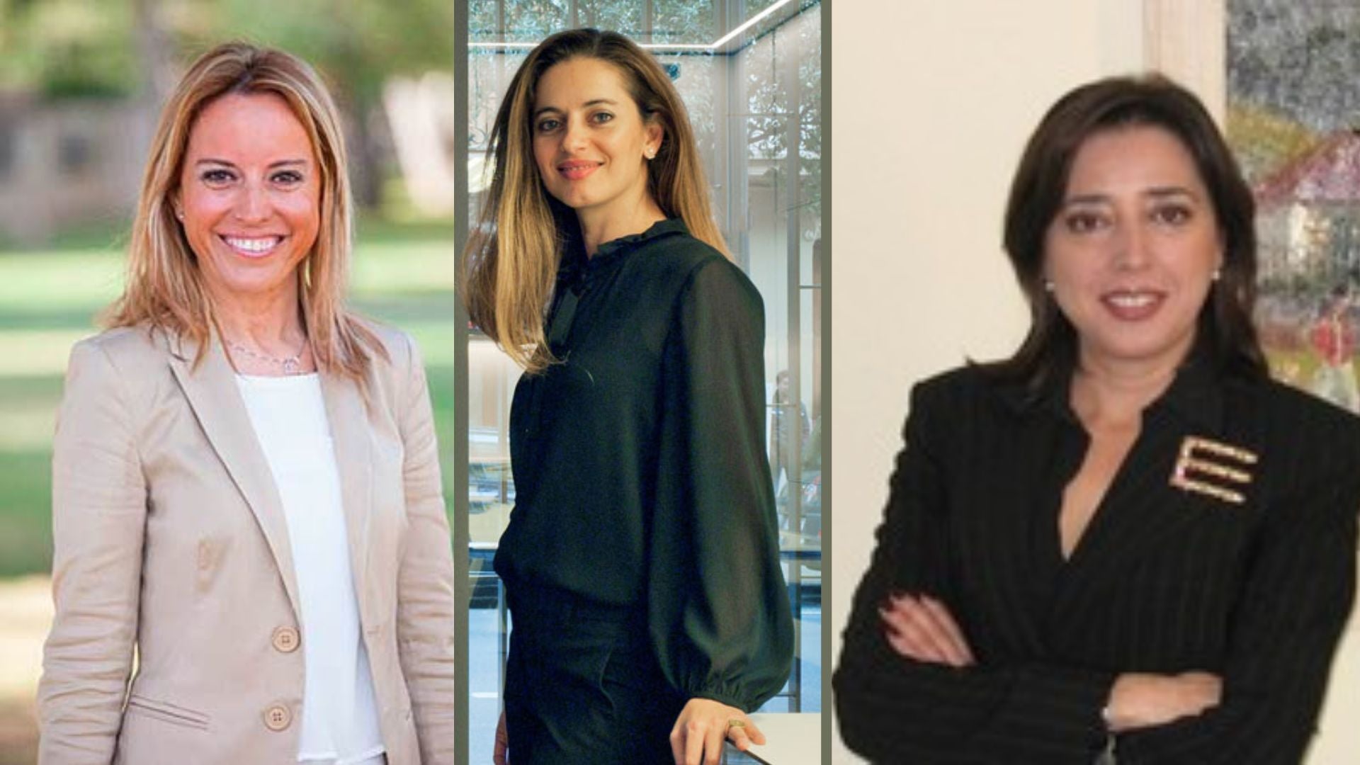 Núria Felip, Amparo Roig i Catalina Rodríguez, per aquest ordre.