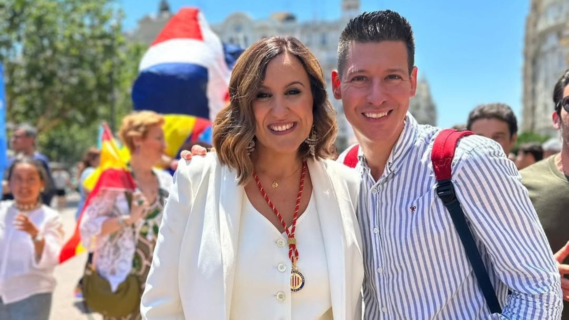 Maria José Catalá i Martínez Olmos en la seua presa de possessió com a alcaldessa de la ciutat de València