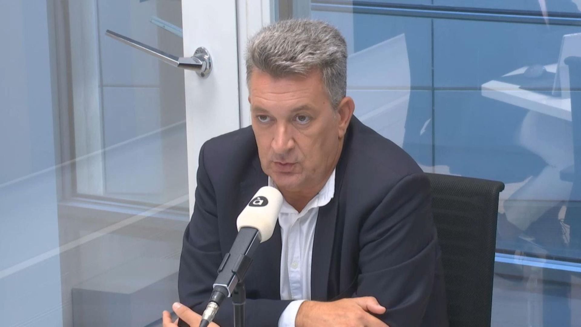 Martínez Mus, conseller d'infraestructures entrevistat en les Notícies del Matí. À Punt.