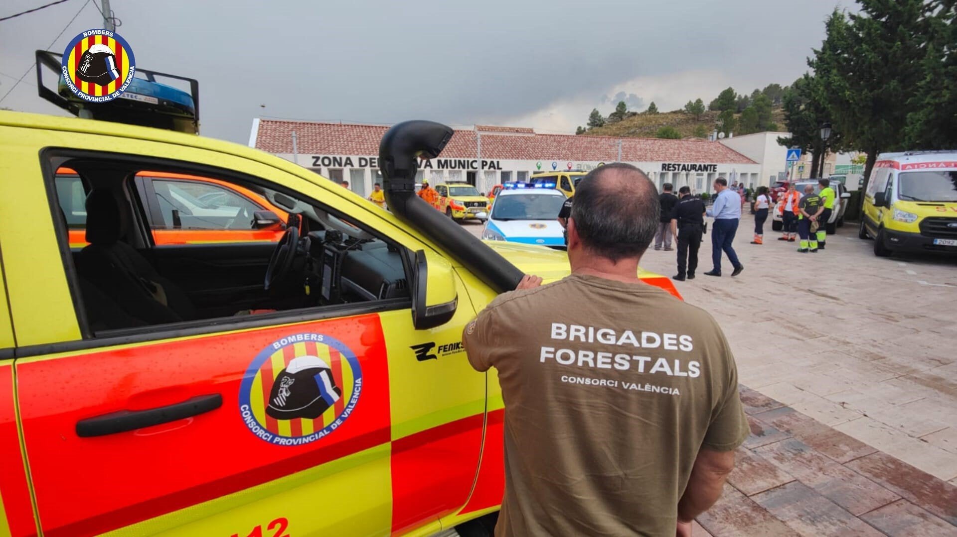 Incendi forestal a Teresa de Cofrents
