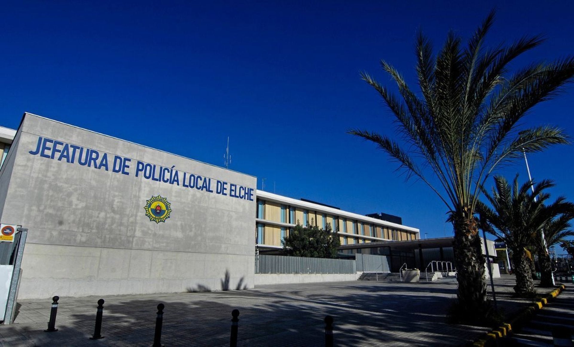 Comissaria central de la Policia Local d'Elx, en una imatge d'arxiu