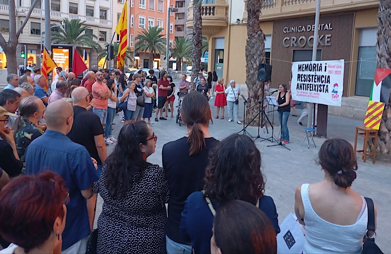 Homenatge a Miquel Grau a Alacant