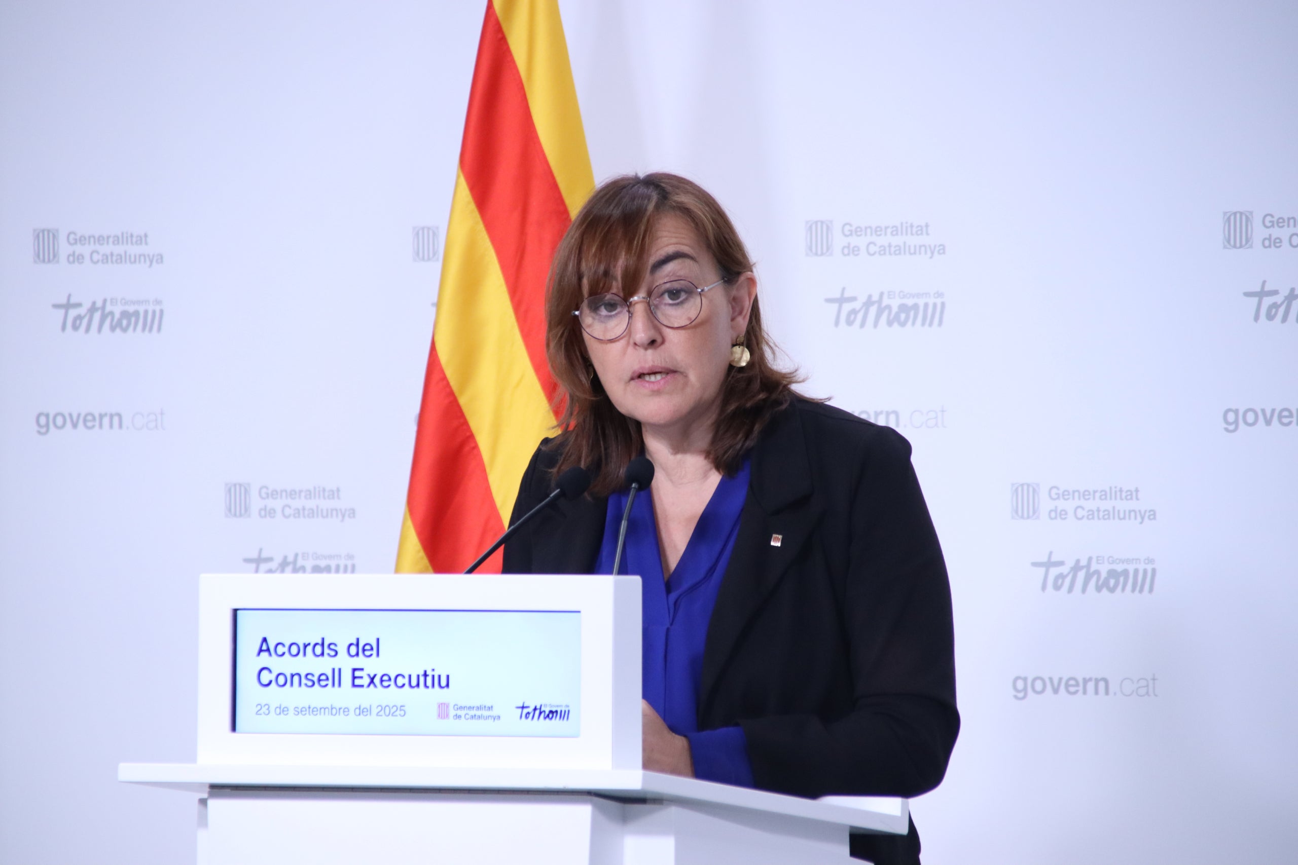 La portaveu de la Generalitat de Catalunya, Sílvia Paneque | Mariona Puig | ACN