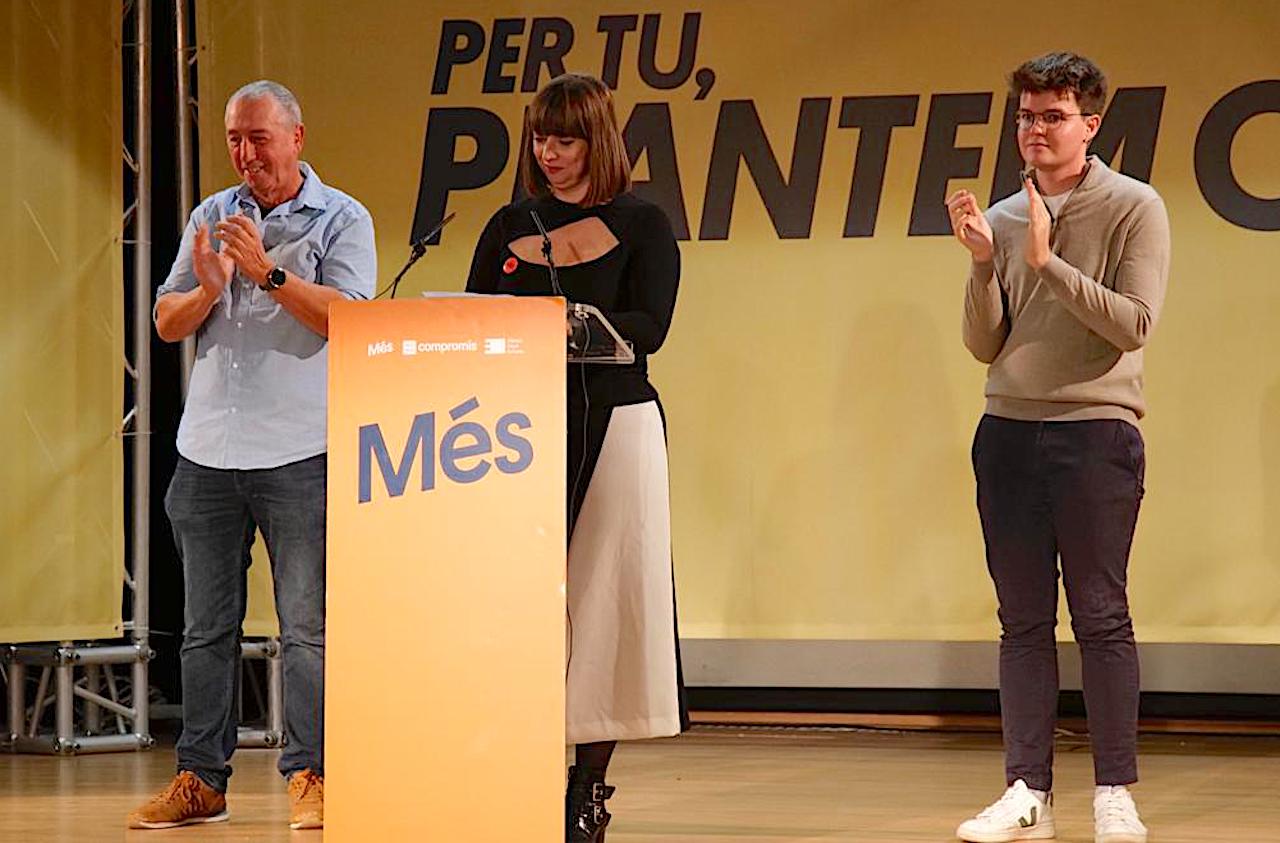 Joan Baldoví, Amparo Piquer i Joan Guanter, de Més-Compromís