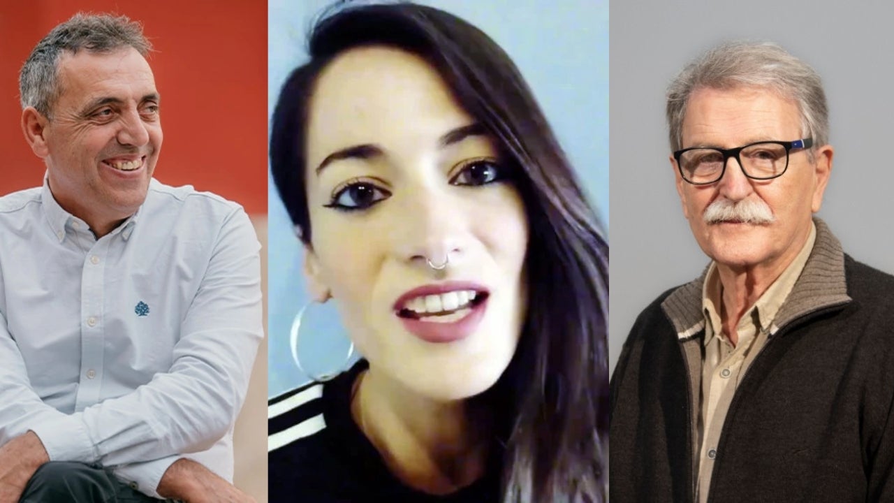 Pep Botifarra, Mireia Matoses i Vicent Torrent entre els aritistes participants a les jornades.