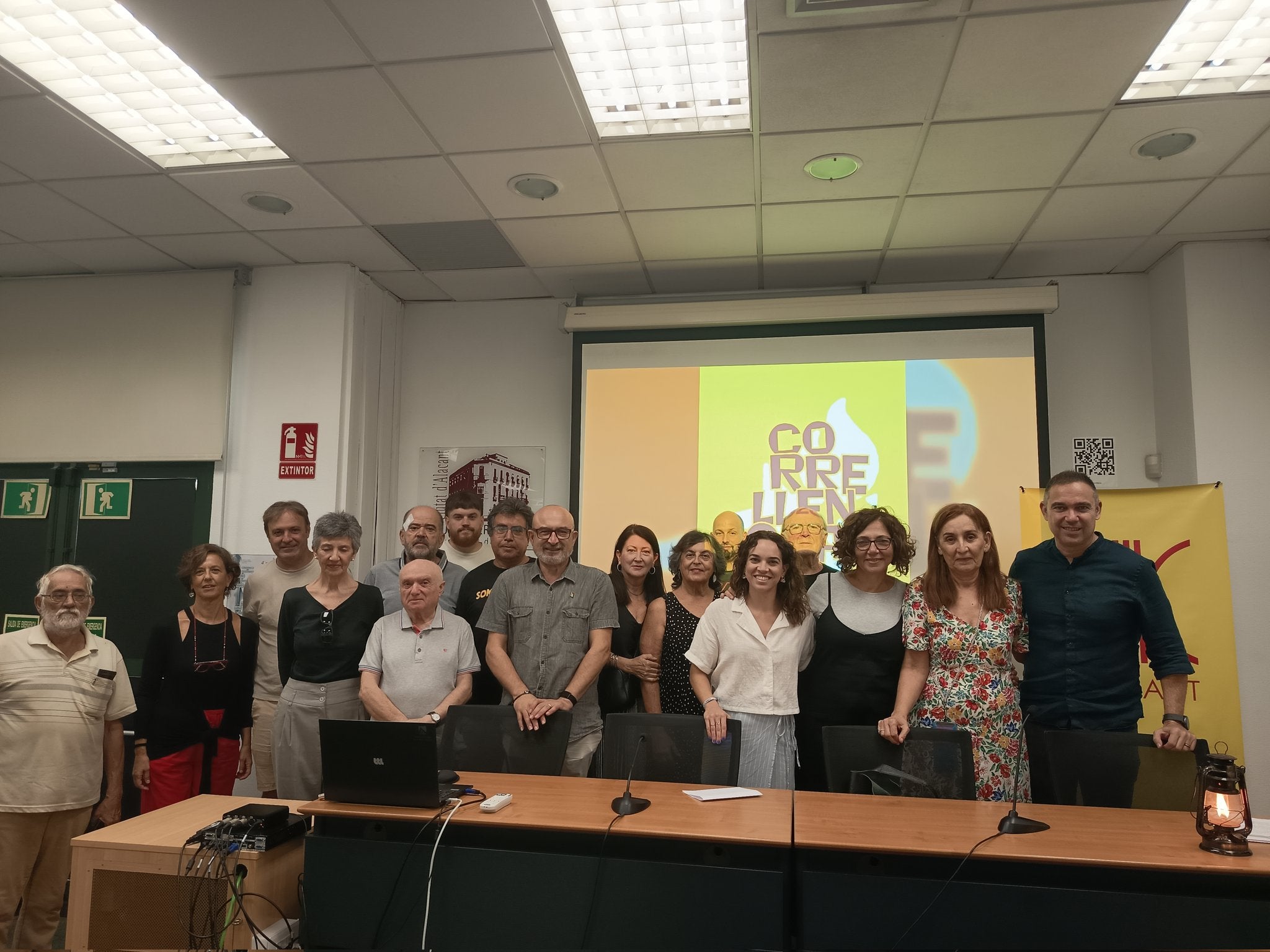 La presentació a la seu universitària de la UA. ACPV.