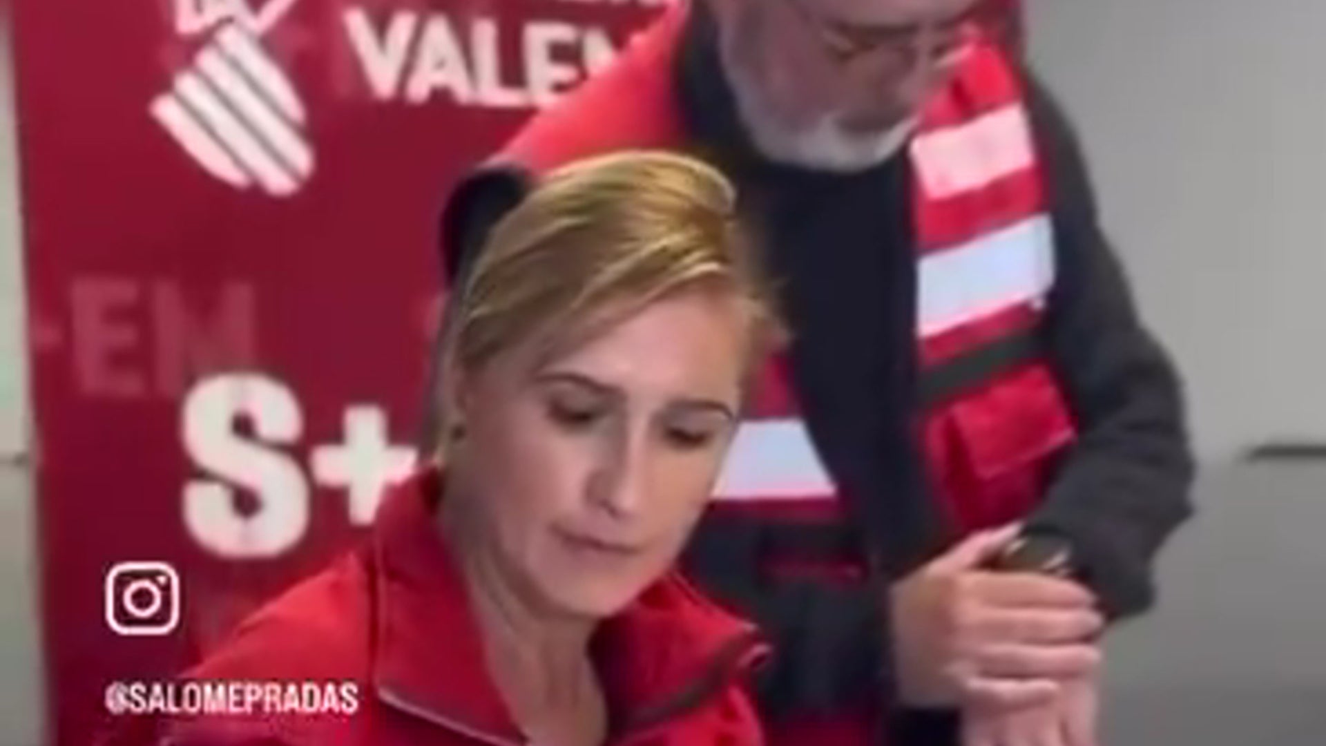 La Consellera d'emergències durant la dana del 29-O va penjar un vídeo a xarxes socials amb imatges però, sense so d'aquella jornada. Instagram @salomepradas