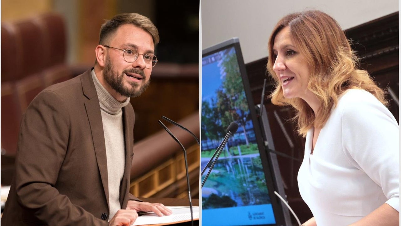 Alberto Ibáñez al congrés espanyol i Maria José Catalá en una roda de premsa de l'Ajuntament de València. Europa Press