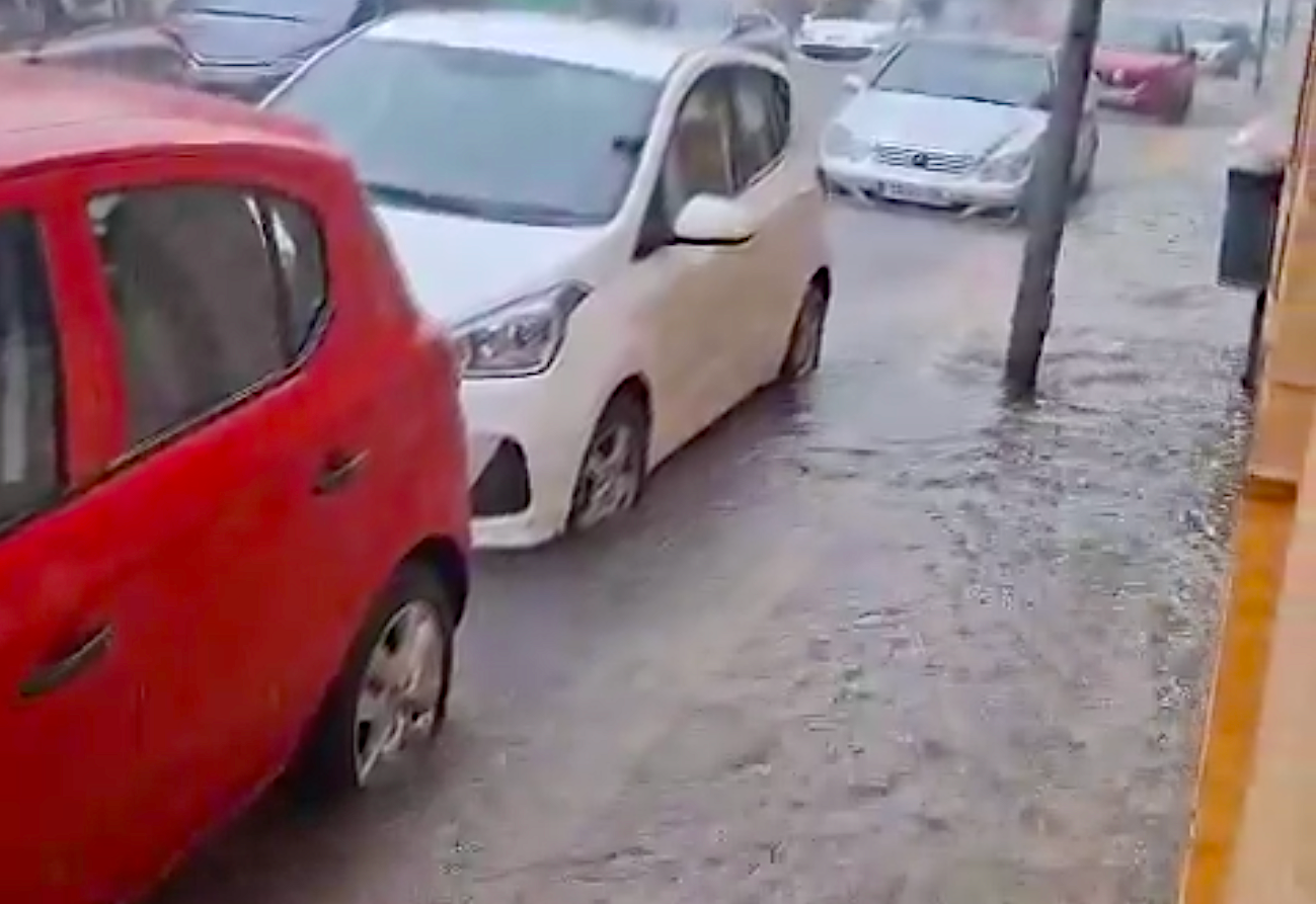 Pluja torrencial a Gandia