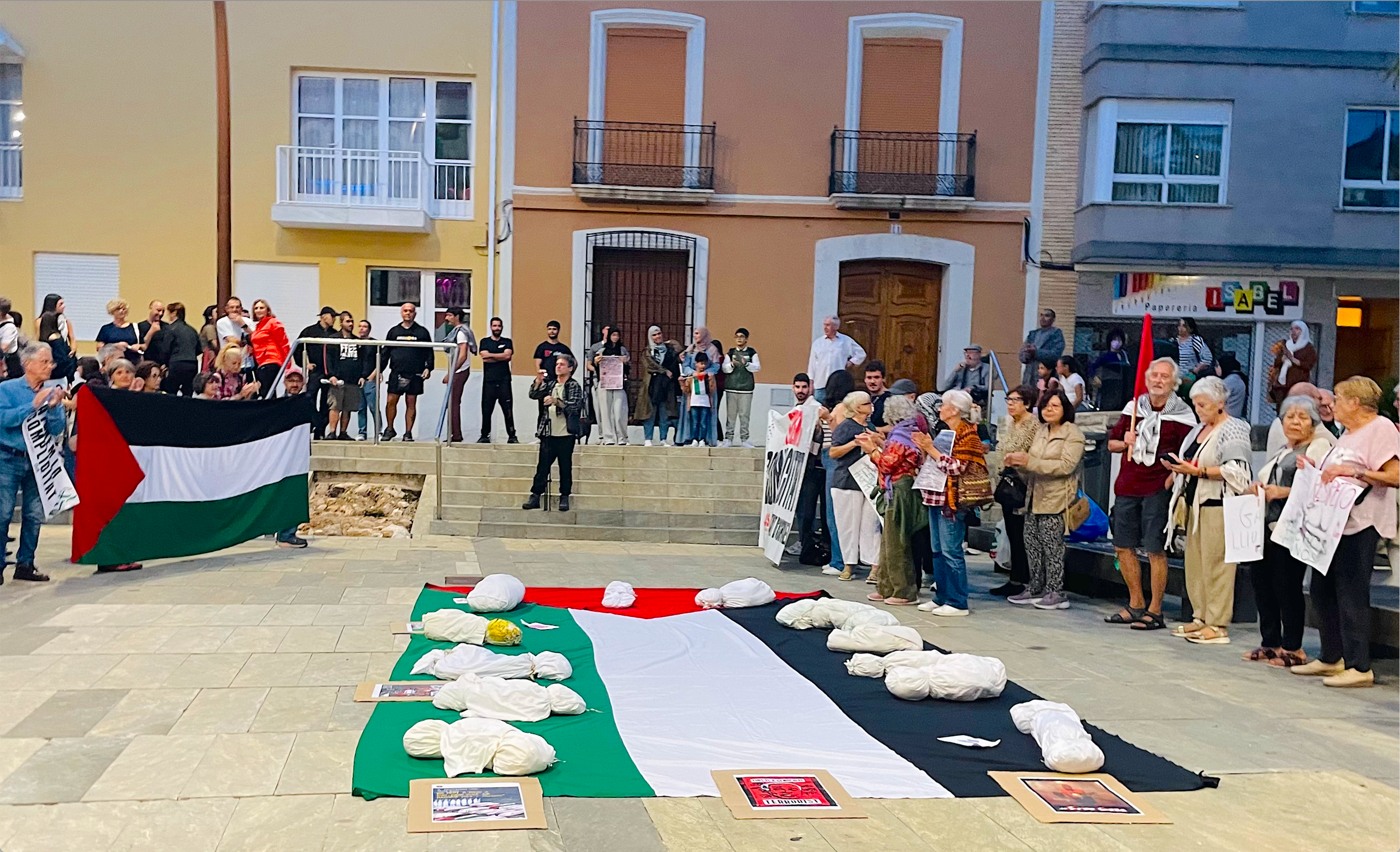 Concentració a Pego en suport de Palestina | Marta Ferrer