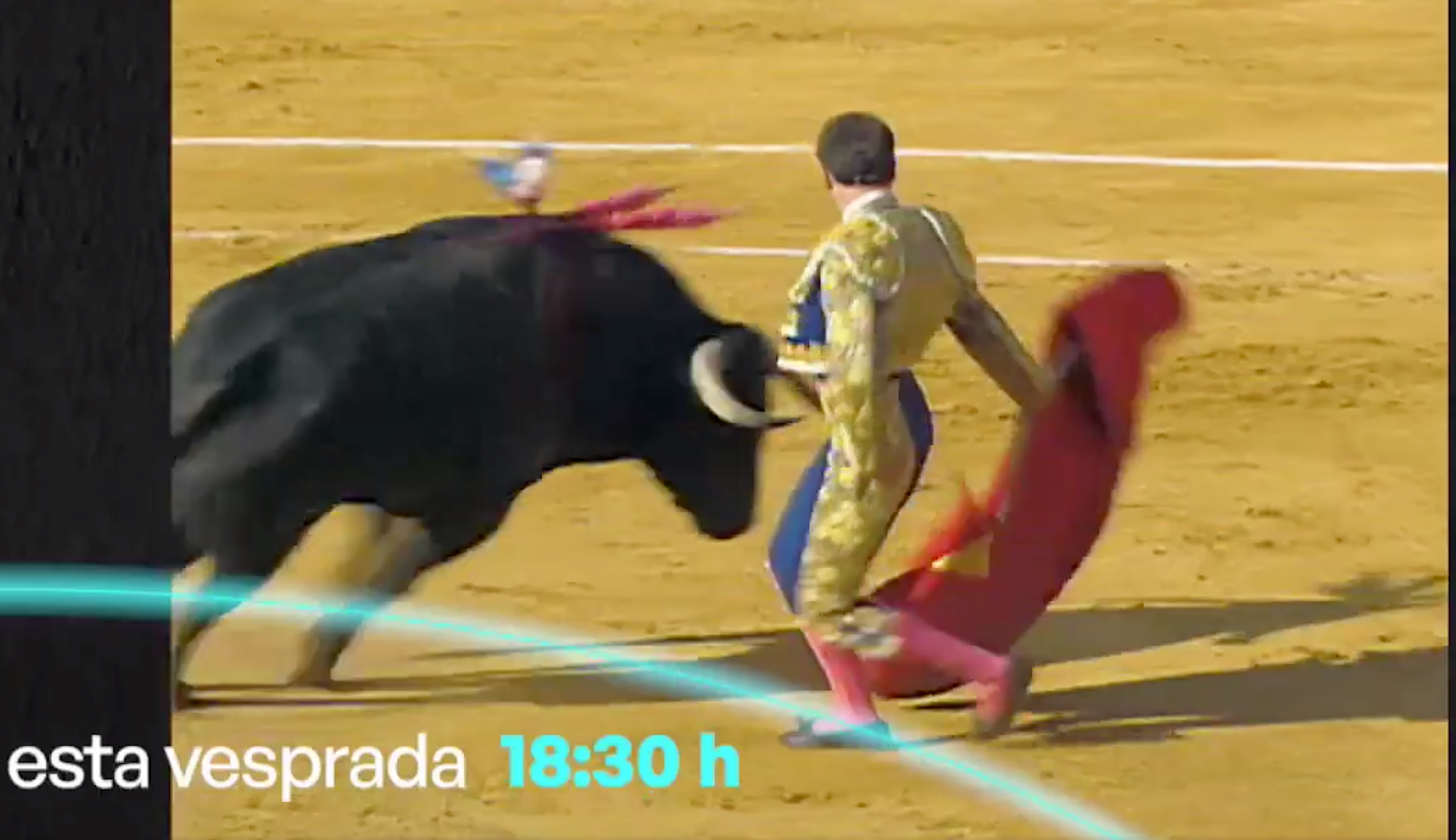 À Punt ignora la manifestació i emet una correguda de bous