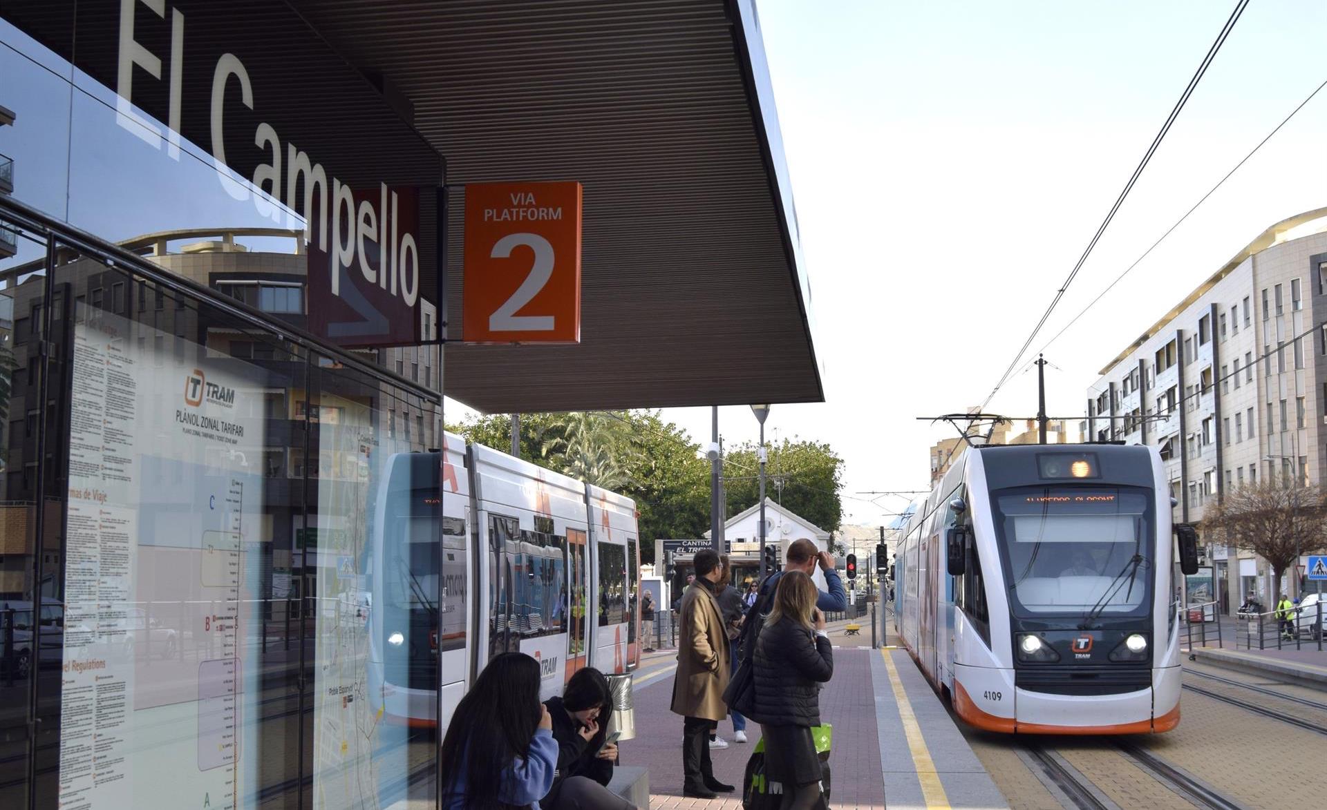 TRAM d'Alacant, al Campello