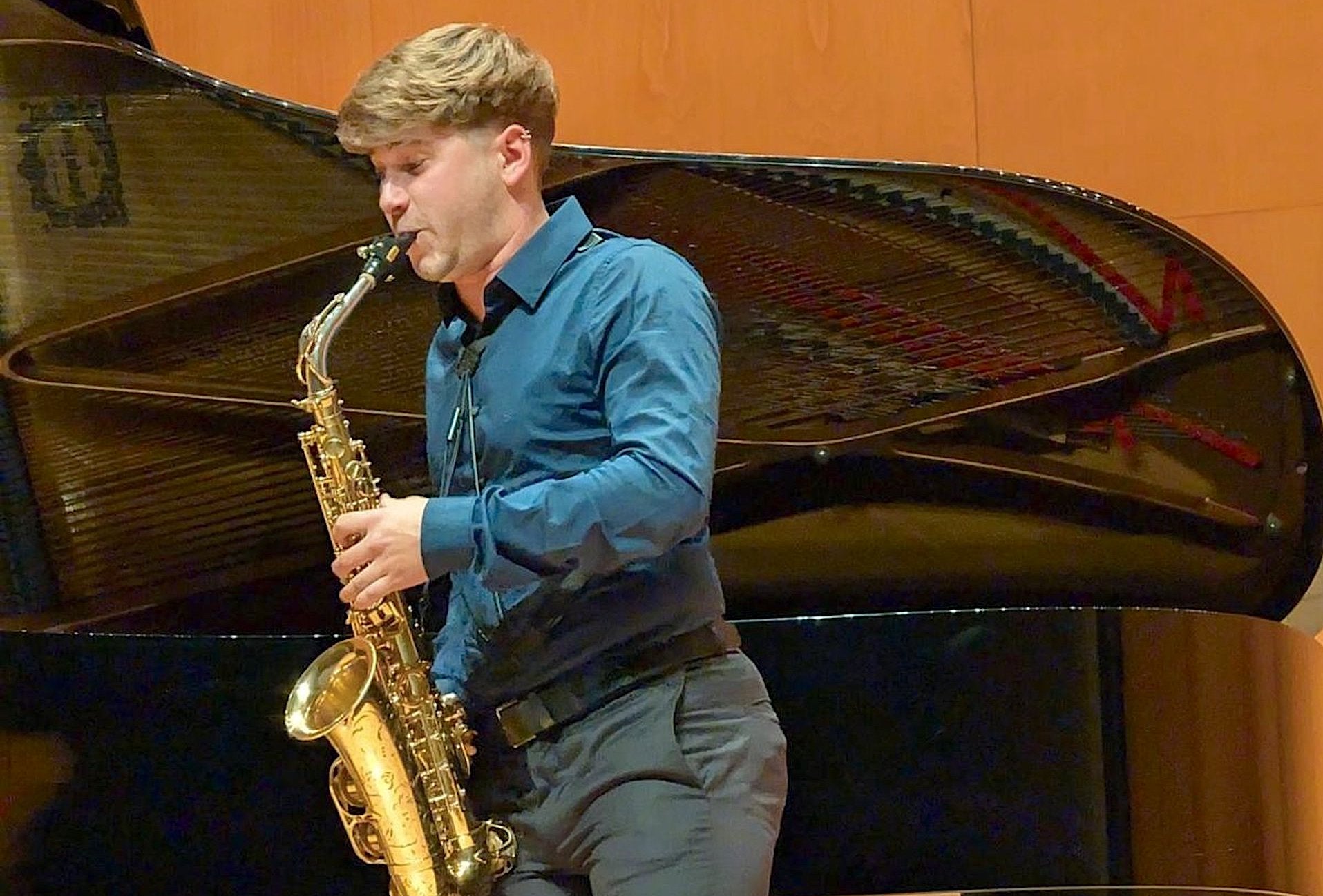 El saxofonista de Calp  José Miguel Ortiz guanya el Premi Art Jove de solistes 2025 de l'IBJove