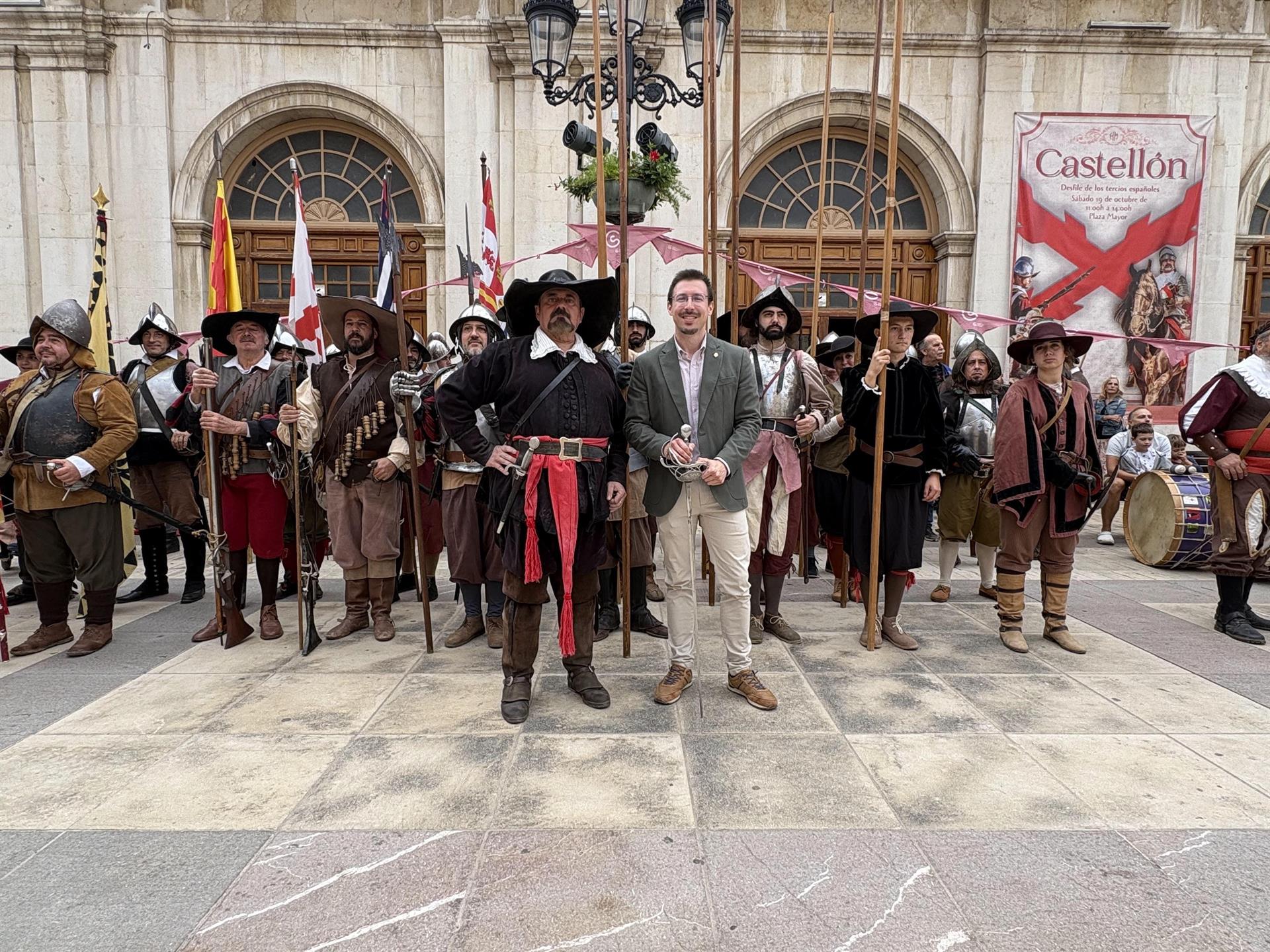 Recreació històrica dels Terços de Flandes a Castelló de la Plana | EP