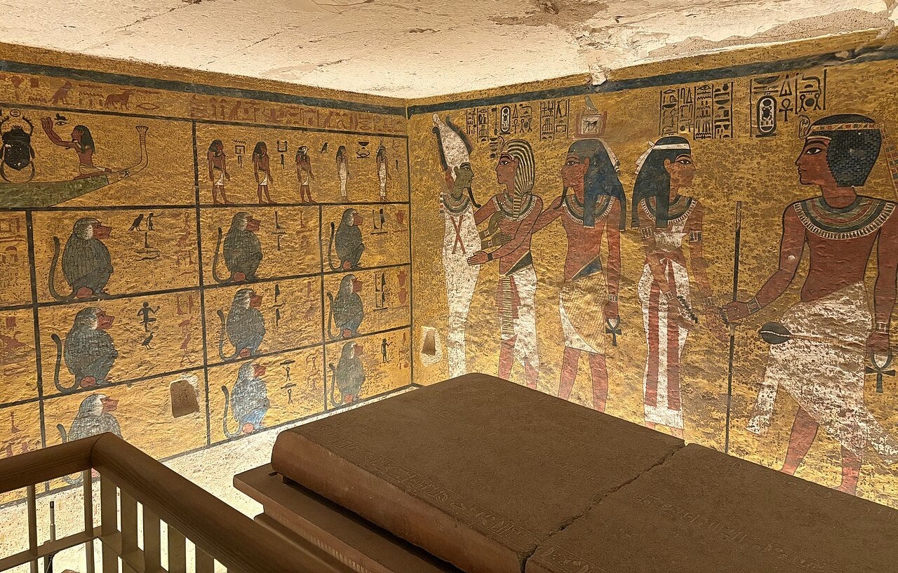 KV62, cambra funerària de Tutankamon, la Vall dels Reis, Luxor, Egipte | Wikimedia Commons