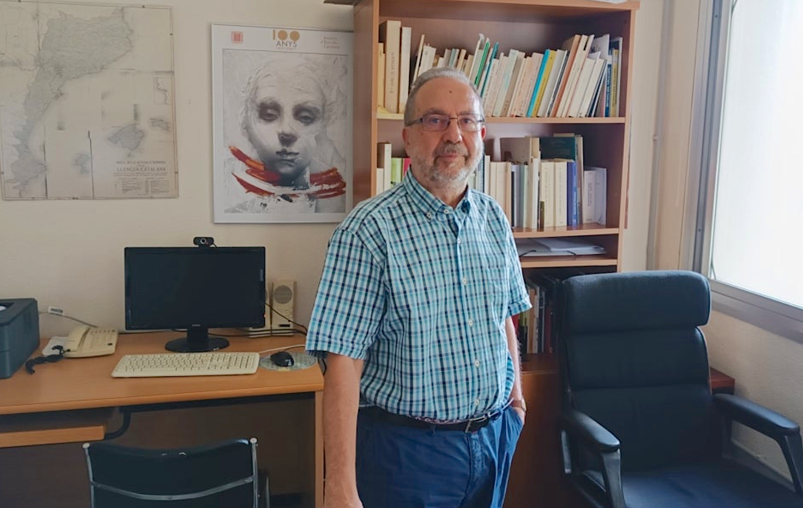 Brauli Montoya, catedràtic del Departament de Filologia Catalana de la Universitat d’Alacant