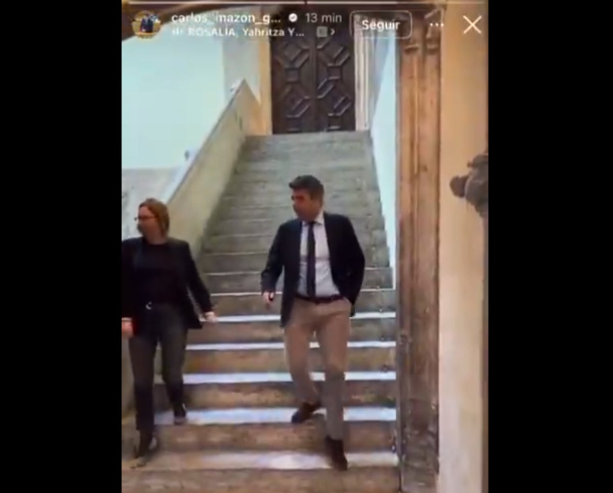 Captura de pantalla del vídeo de comiat de Mazón com a President