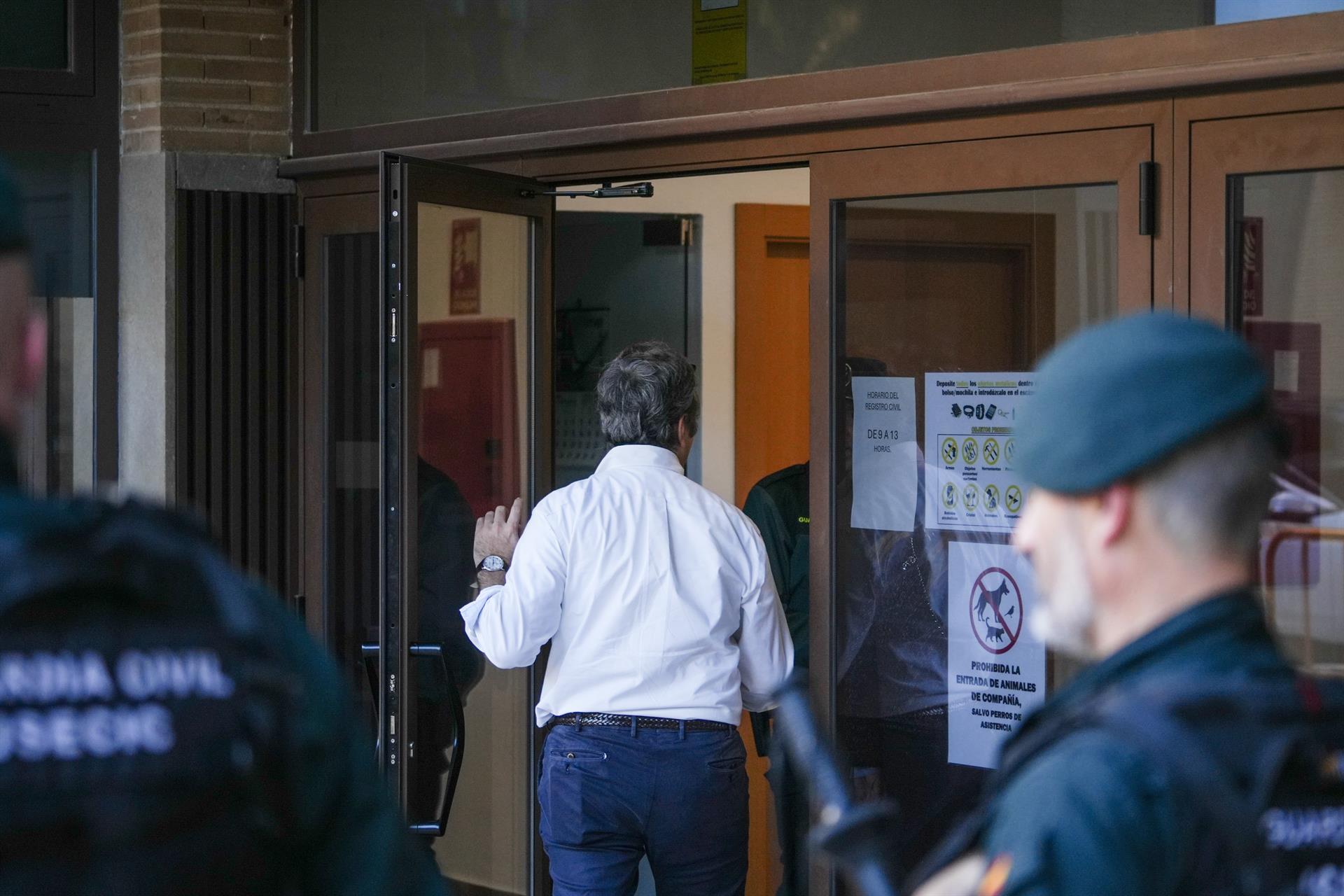 L'amo d'El Ventorro arriba als jutjats de Catarroja per a atestar per la dana | Jorge Gil | EP