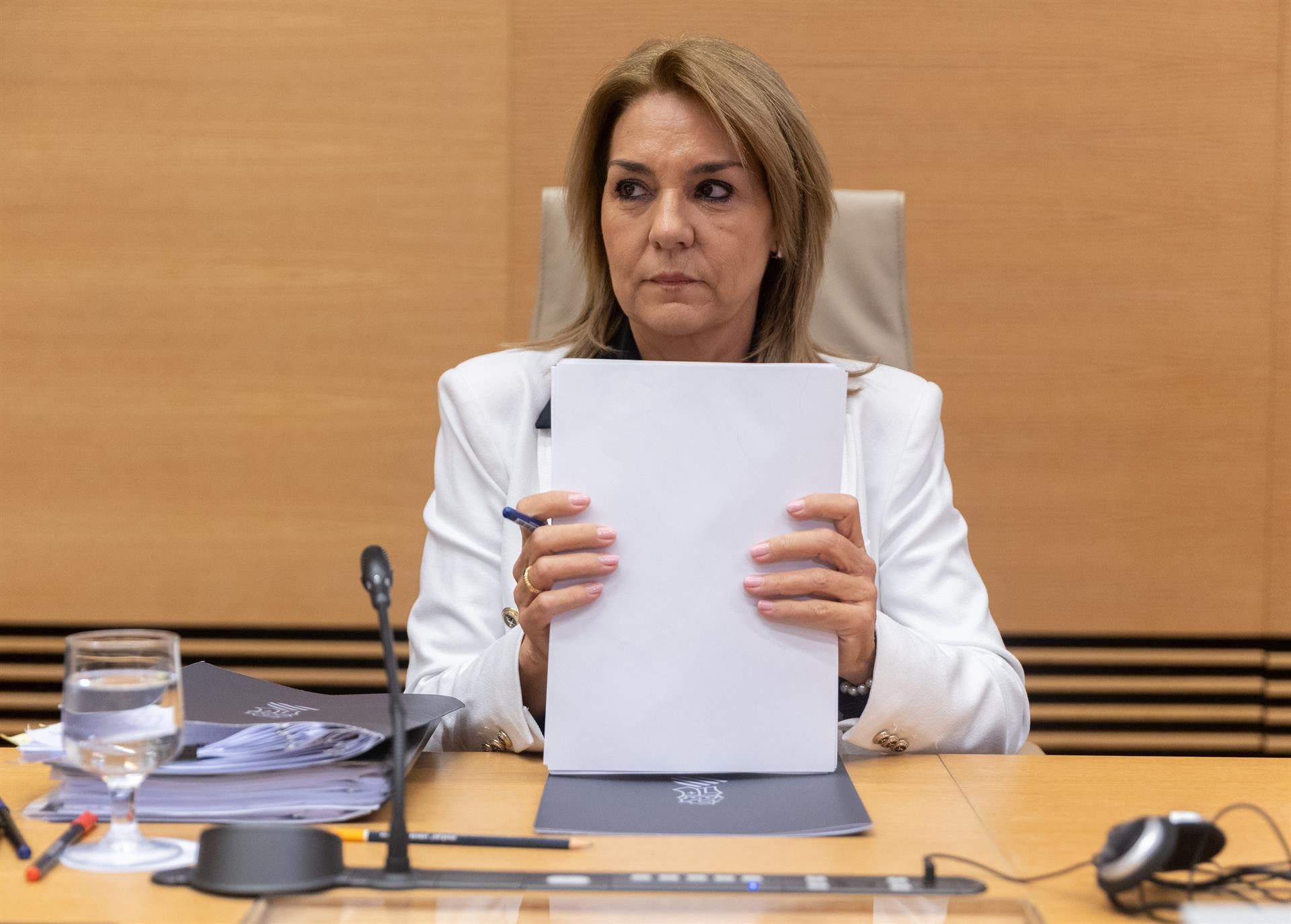 La vicepresidenta del Consell i Consellera de Serveis Socials, Igualtat i Habitatge de la Generalitat , Susana Camarero, al Congrés | Eduardo Parra | EP