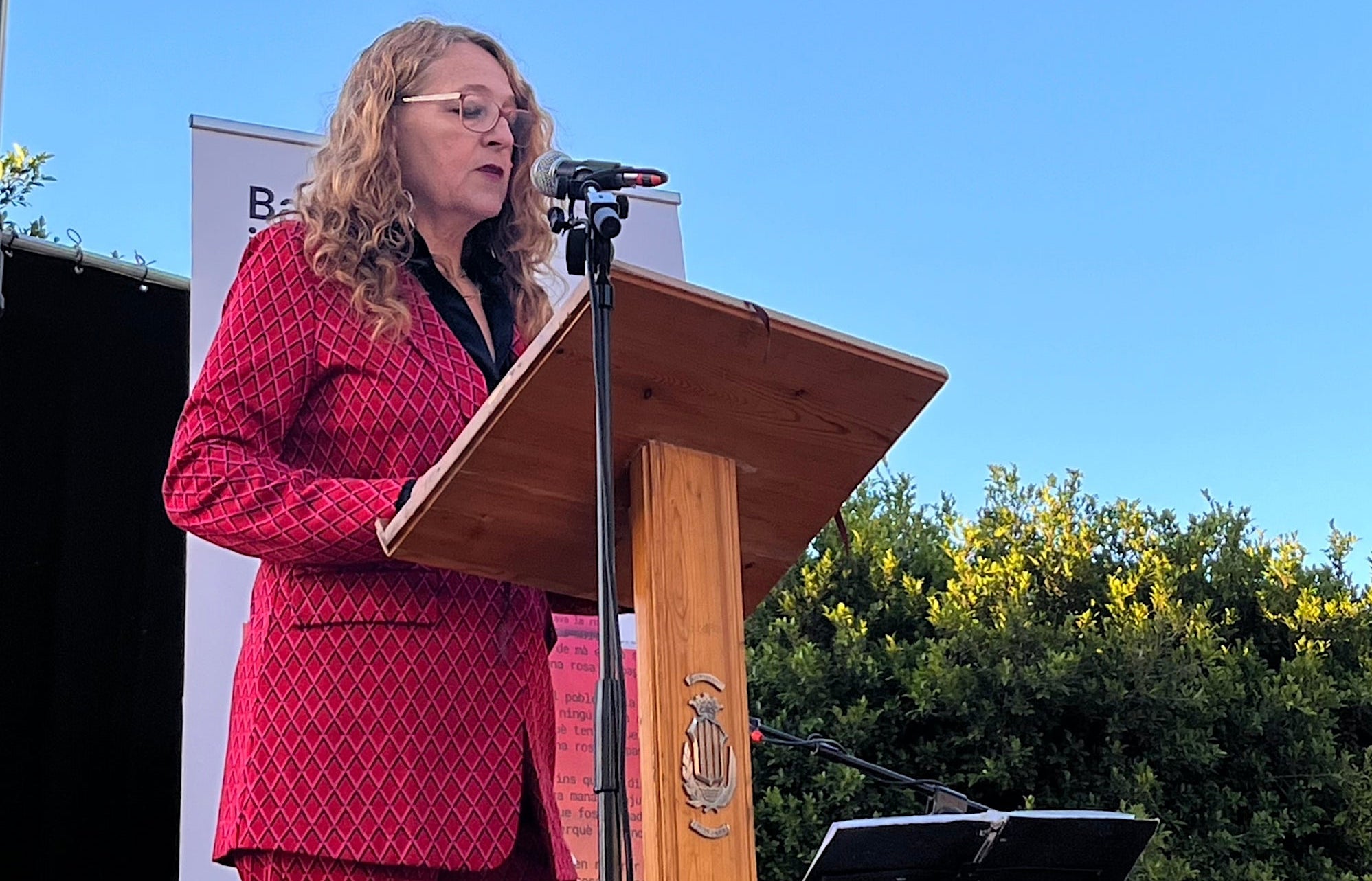 la regidora de Normalització Lingüística de l'Ajuntament de Montcada, Anna Gascó