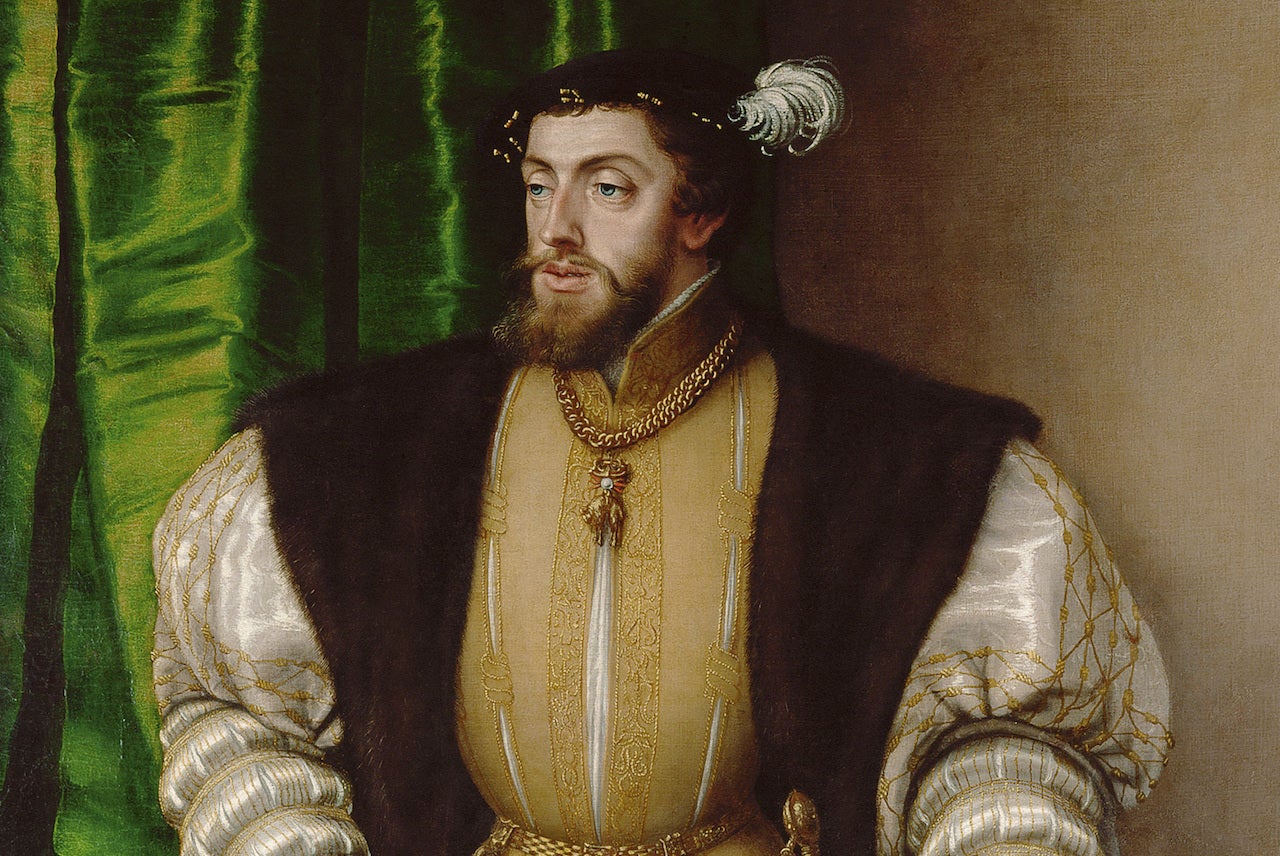Detall del retrat de Carles V pintat per Jacob Seisseneger (1532). Viena: Kunthistorisches Museum | Wikimedia Commons