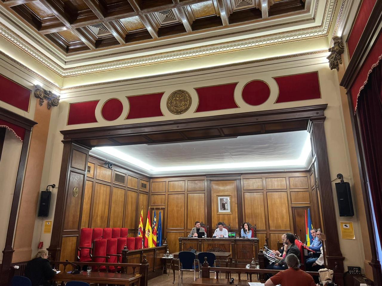 Saló de plens de l'Ajuntament d'Alcoi