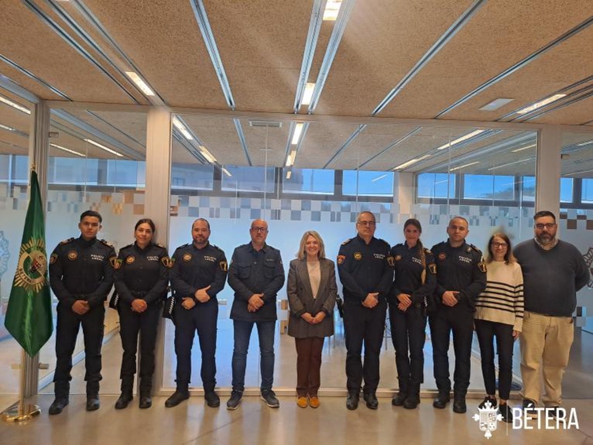 Acte de presentació dels nous agents de la policia Local de Bétera, el passat 11 de novembre | Ajuntamnet de Bétera