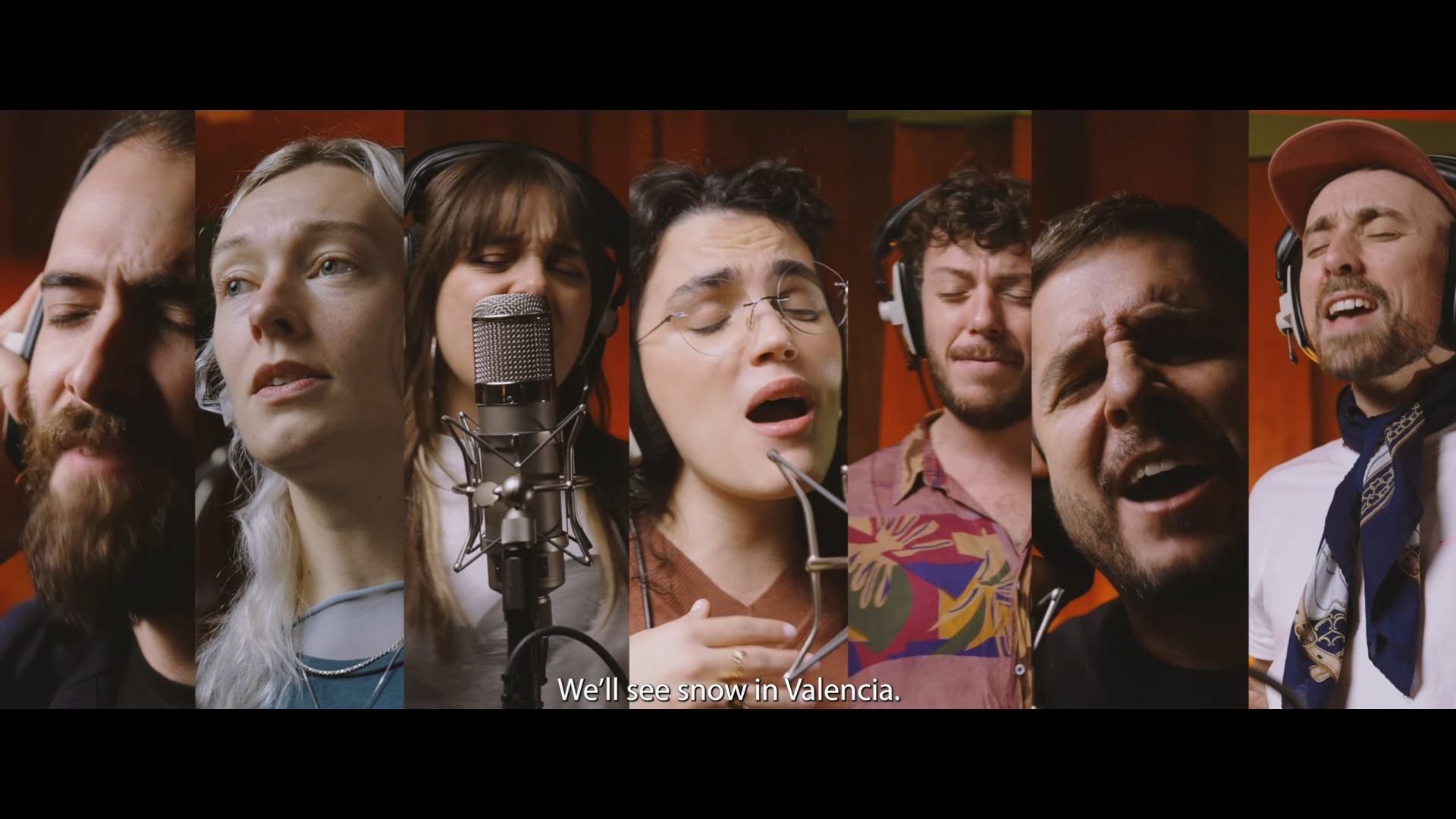 Cantants que han participat en la cançó durant la gravació. Trovam.