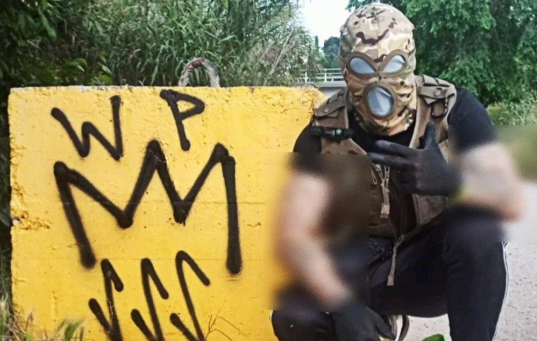 Imatge compartida a les xarxes socials per un dels investigats en l'operació contra la cèl·lula terrorista nazi de 'The Base'