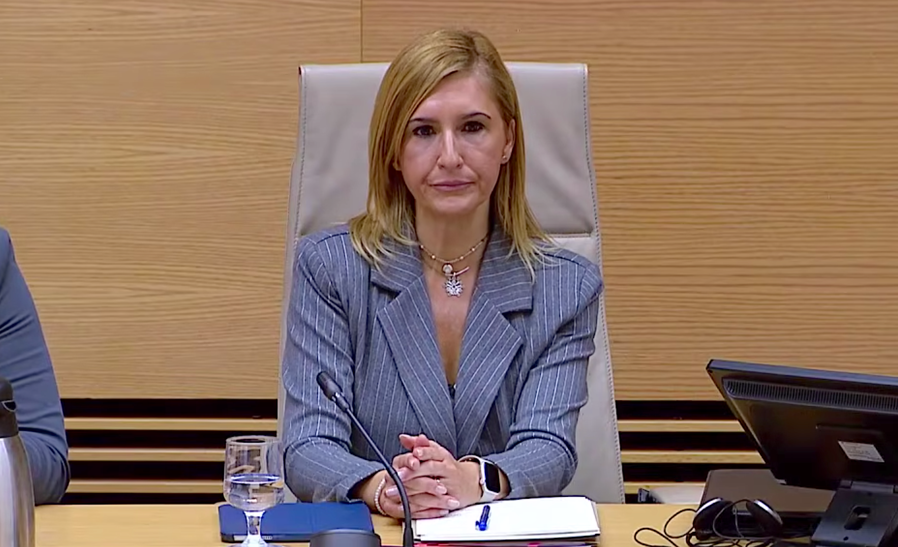 L'exconsellera d'Interior Salomé Pradas, al Congrés