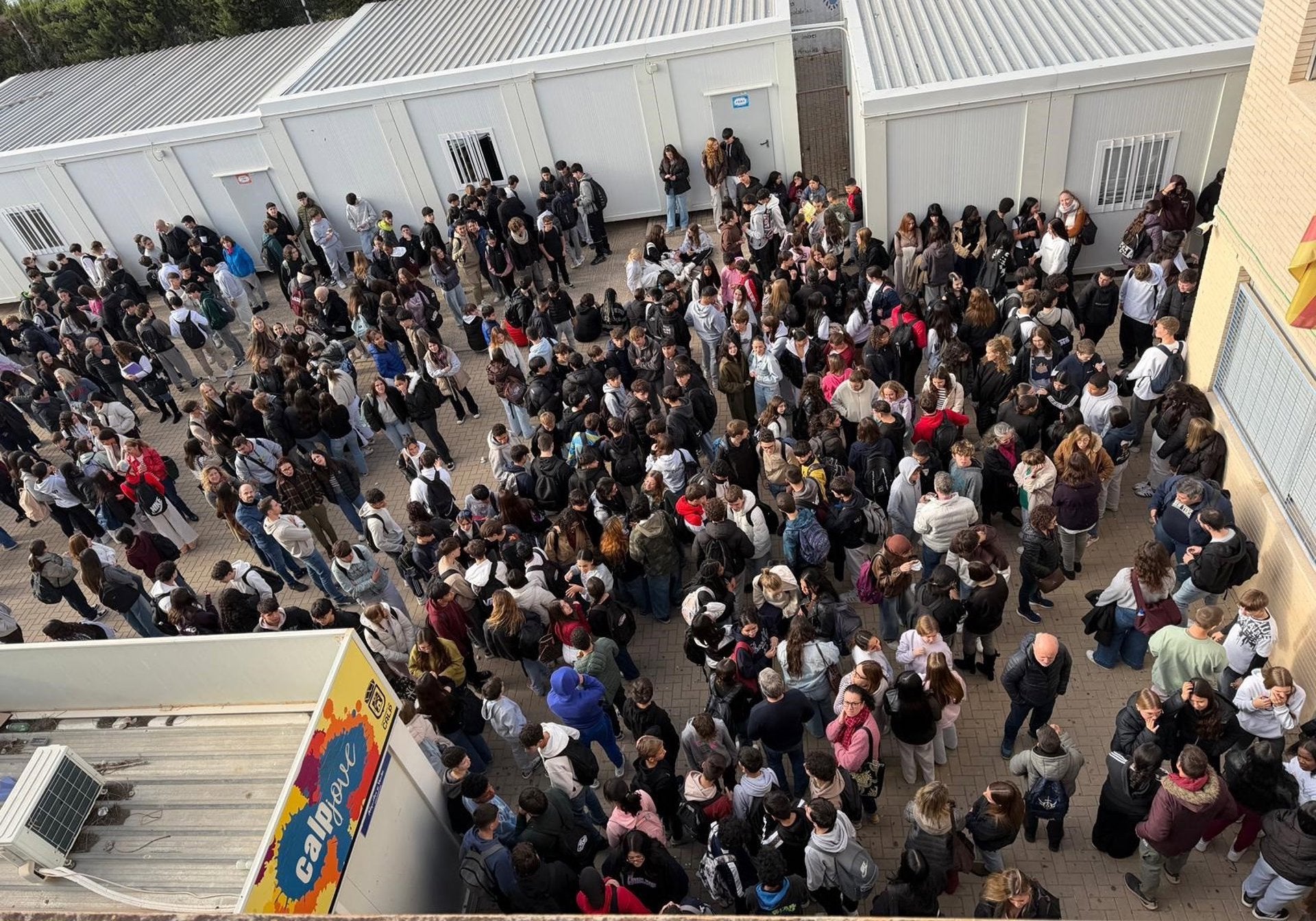 Protesta d'alumnes de l'IES Ifac de Calp | EP