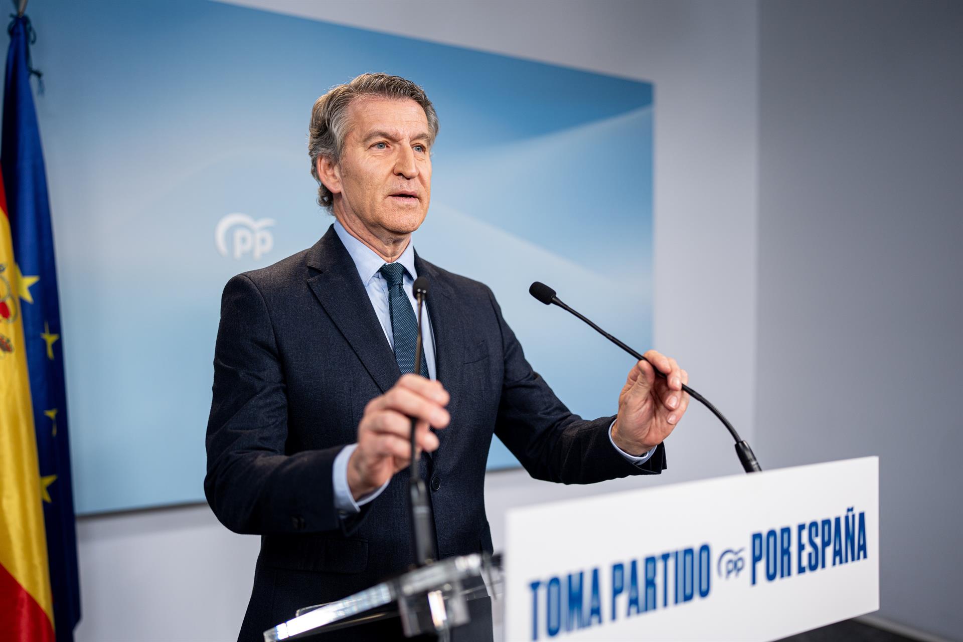 El president estatal del PP, Alberto Núñez Feijóo | Gabriel Luengas | EP