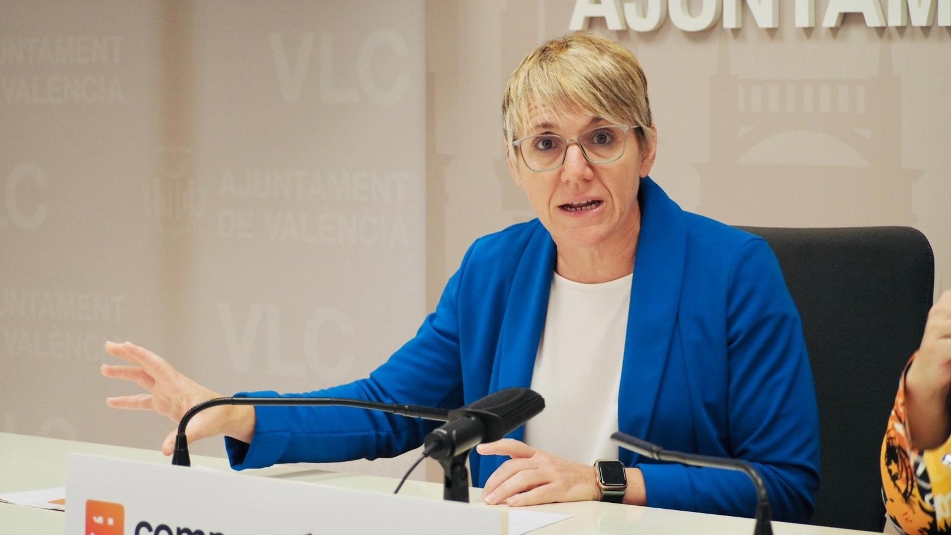 La portaveu de Compromís a l'Ajuntament de València, Papi Robles, en una imatge recent