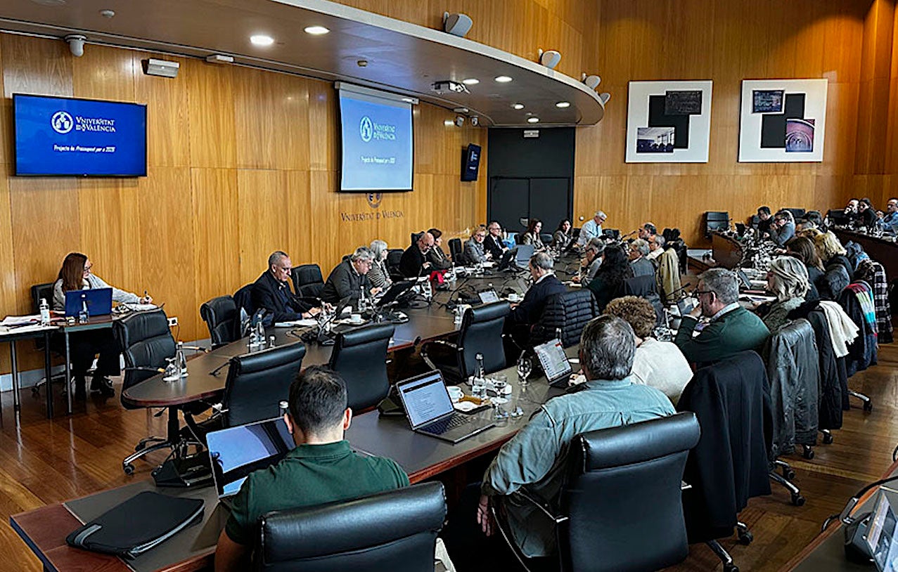 Sessió del Consell de Govern de la Universitat de València | UV