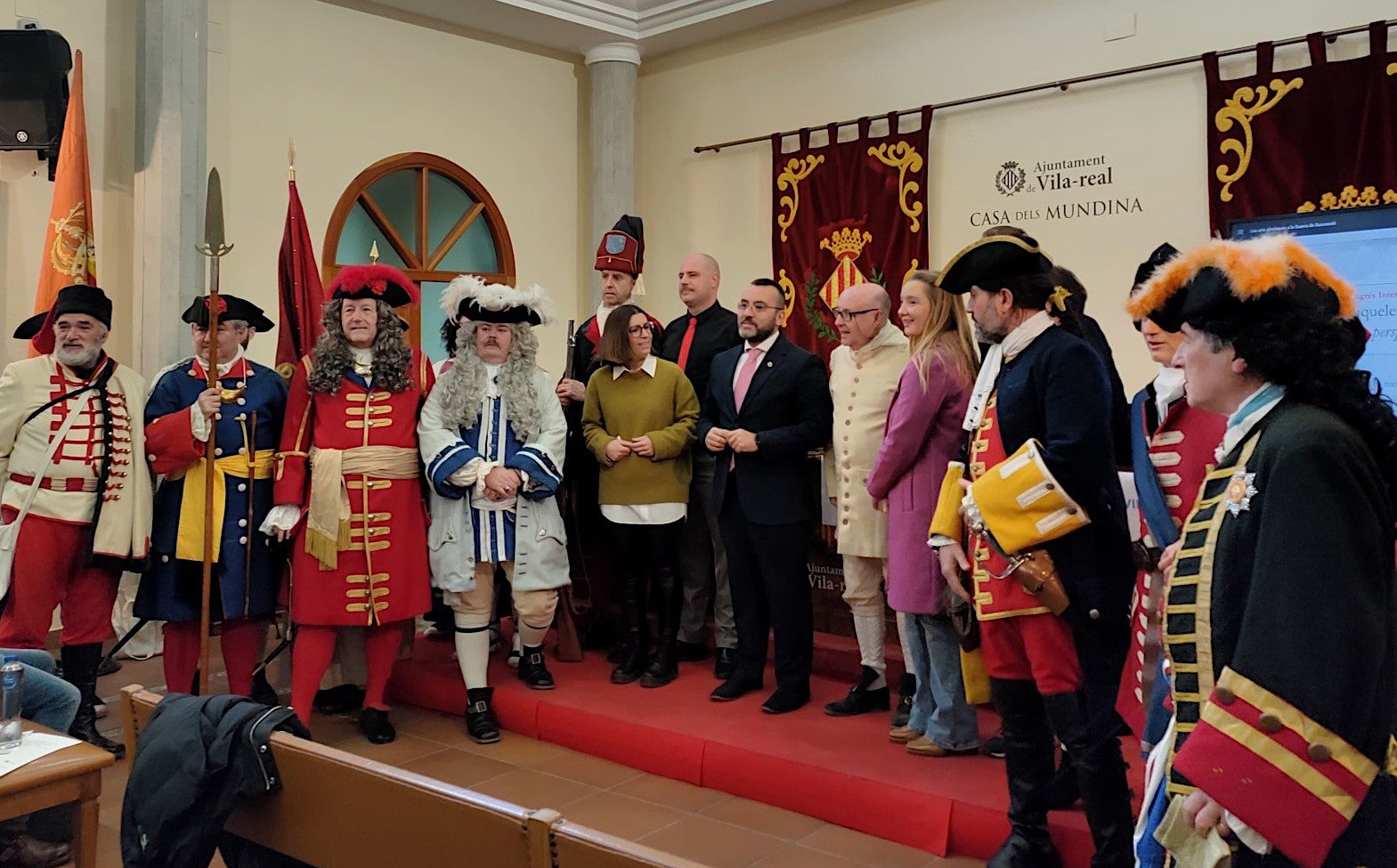 Participants en I Congrés Internacional d'Entitats de Recreació Històrica del Segle XVIII, celebrat a Vila-real el 2025 | Anna Asensio