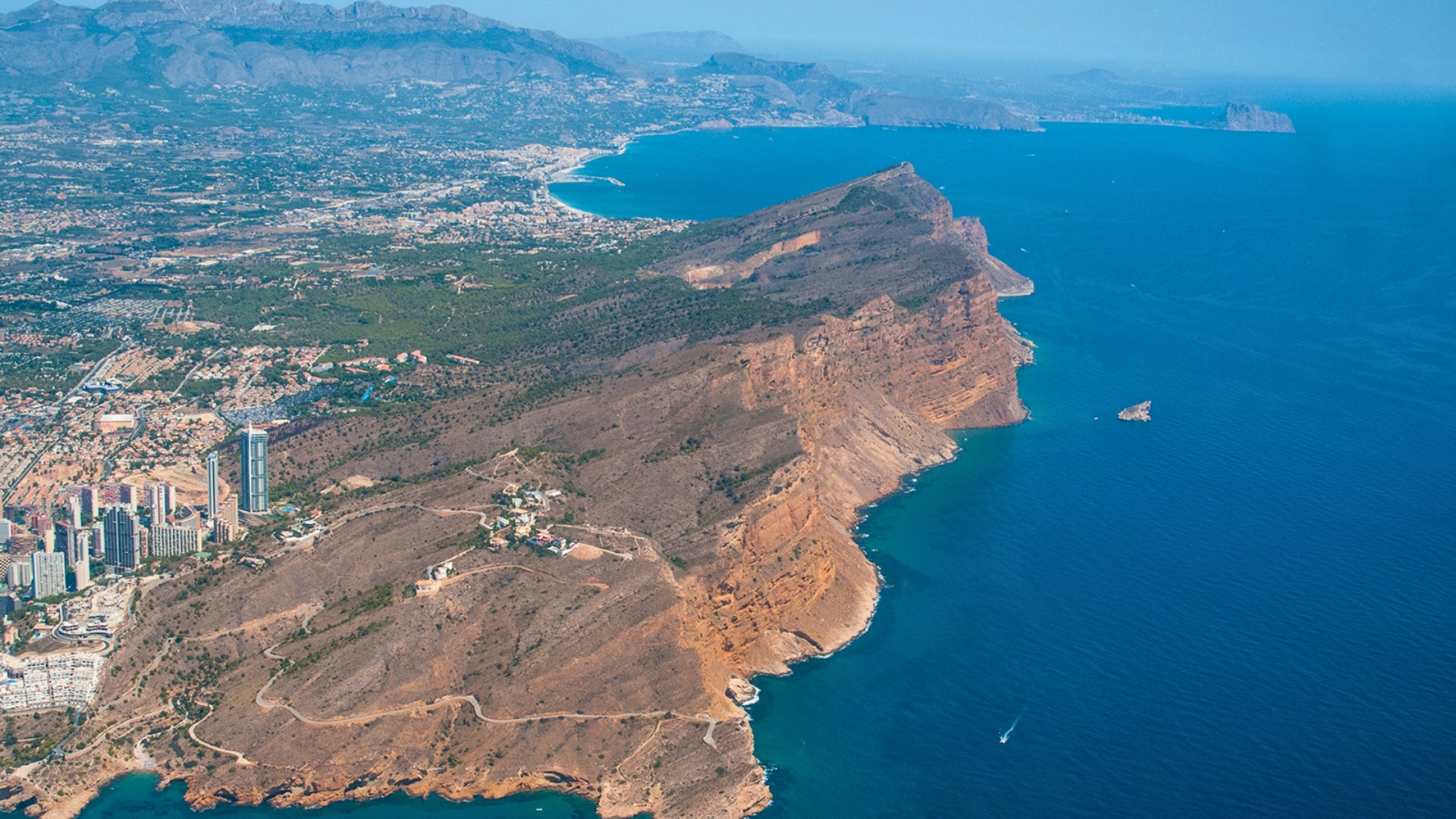 Pla aeri de la Serra Gelada. Turisme GVA.