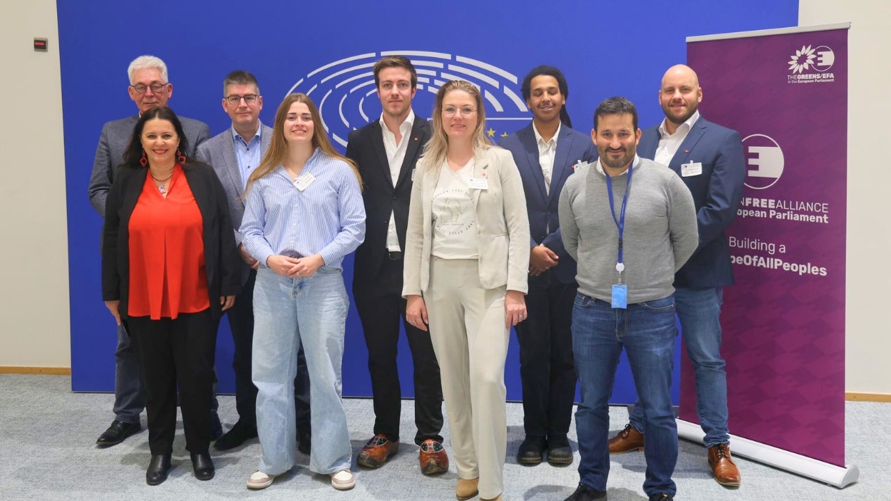 Reunió de l'Alliança Lliure Europea amb el Frisian party. @efagroupep