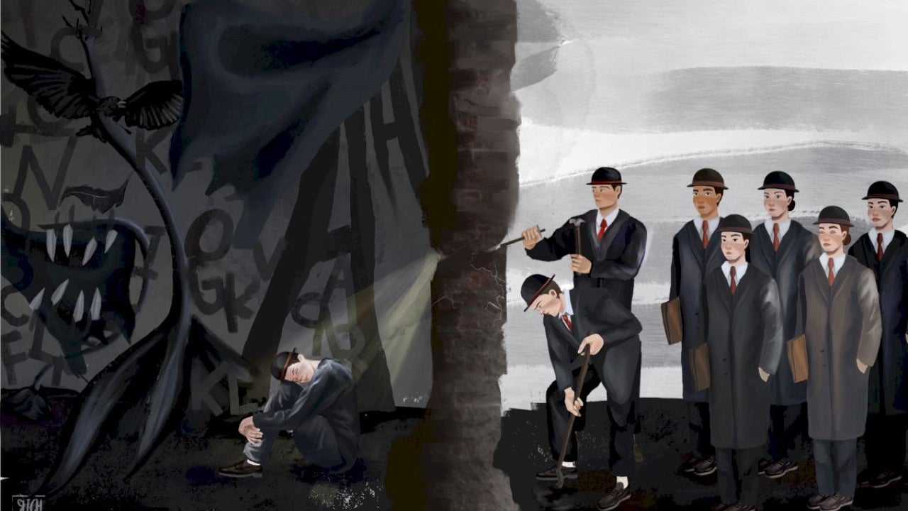 Il·lustració premiada en 2020. La Ment Encantada.