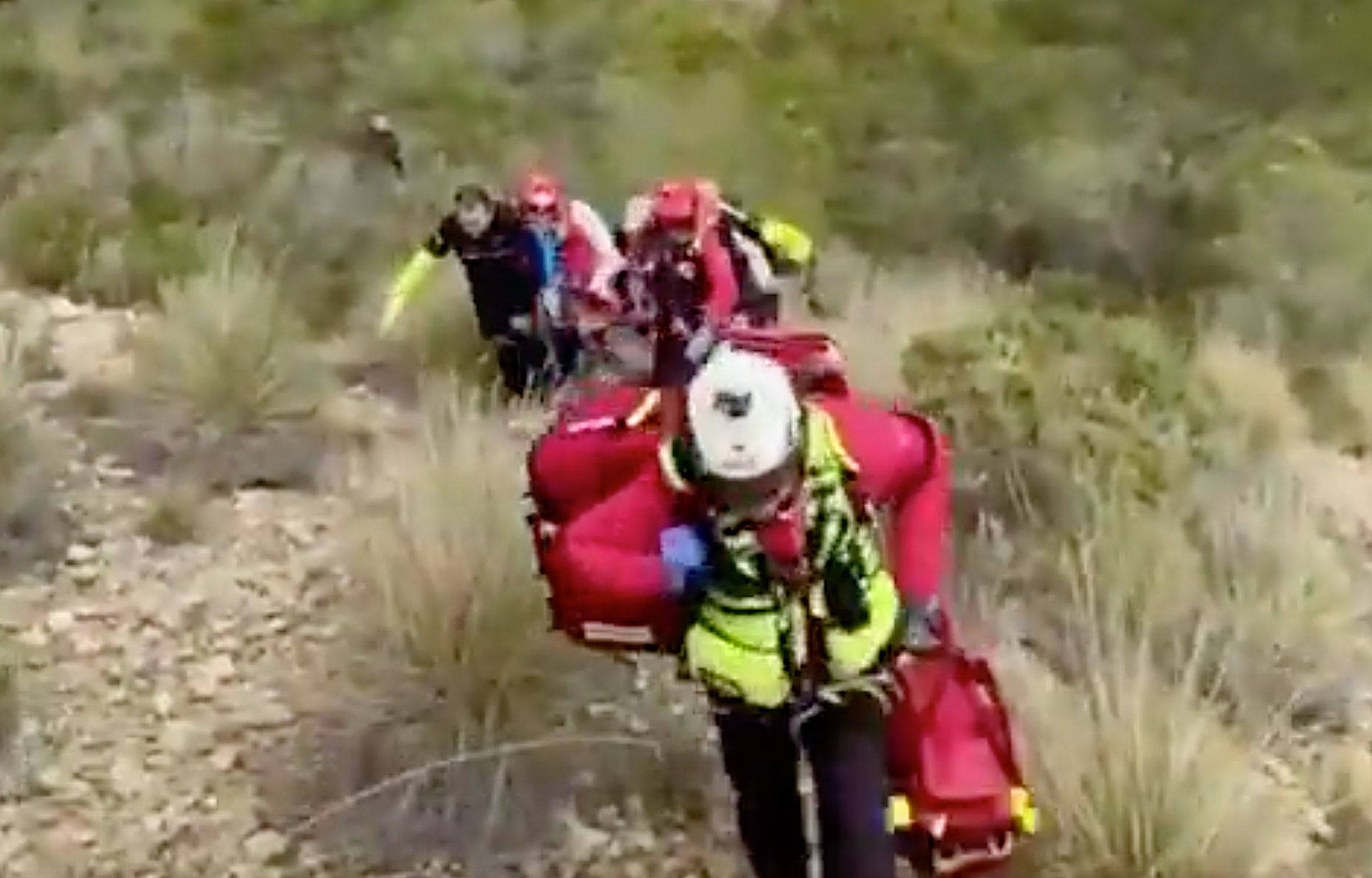 Bombers rescaten un ciclista en parada cardiorespiratòria a Tibi