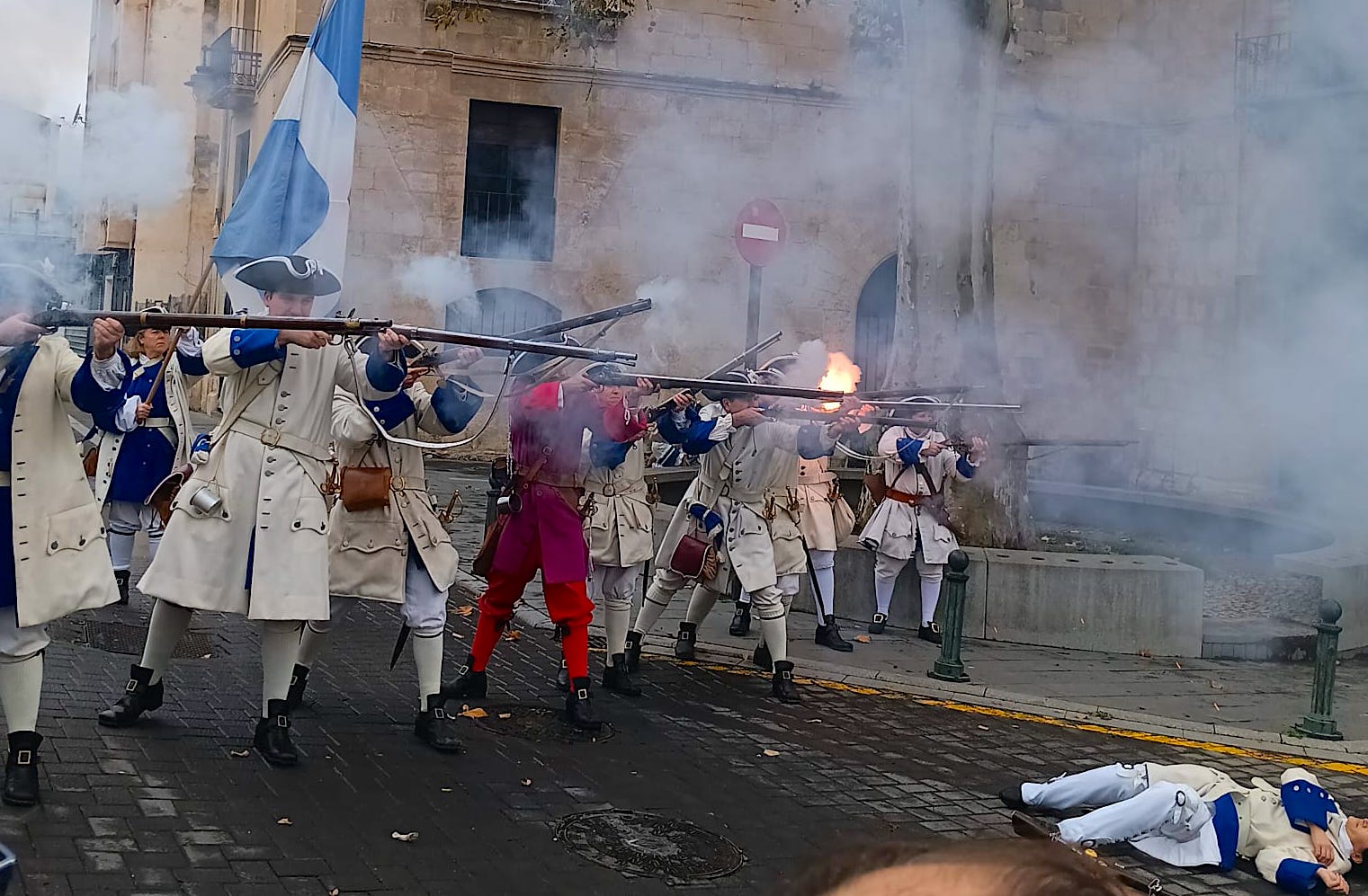 Recreació de la desfeta d'Alcoi per les tropes de Felip V de Borbó, el 9 de gener de 1708 | ACPV