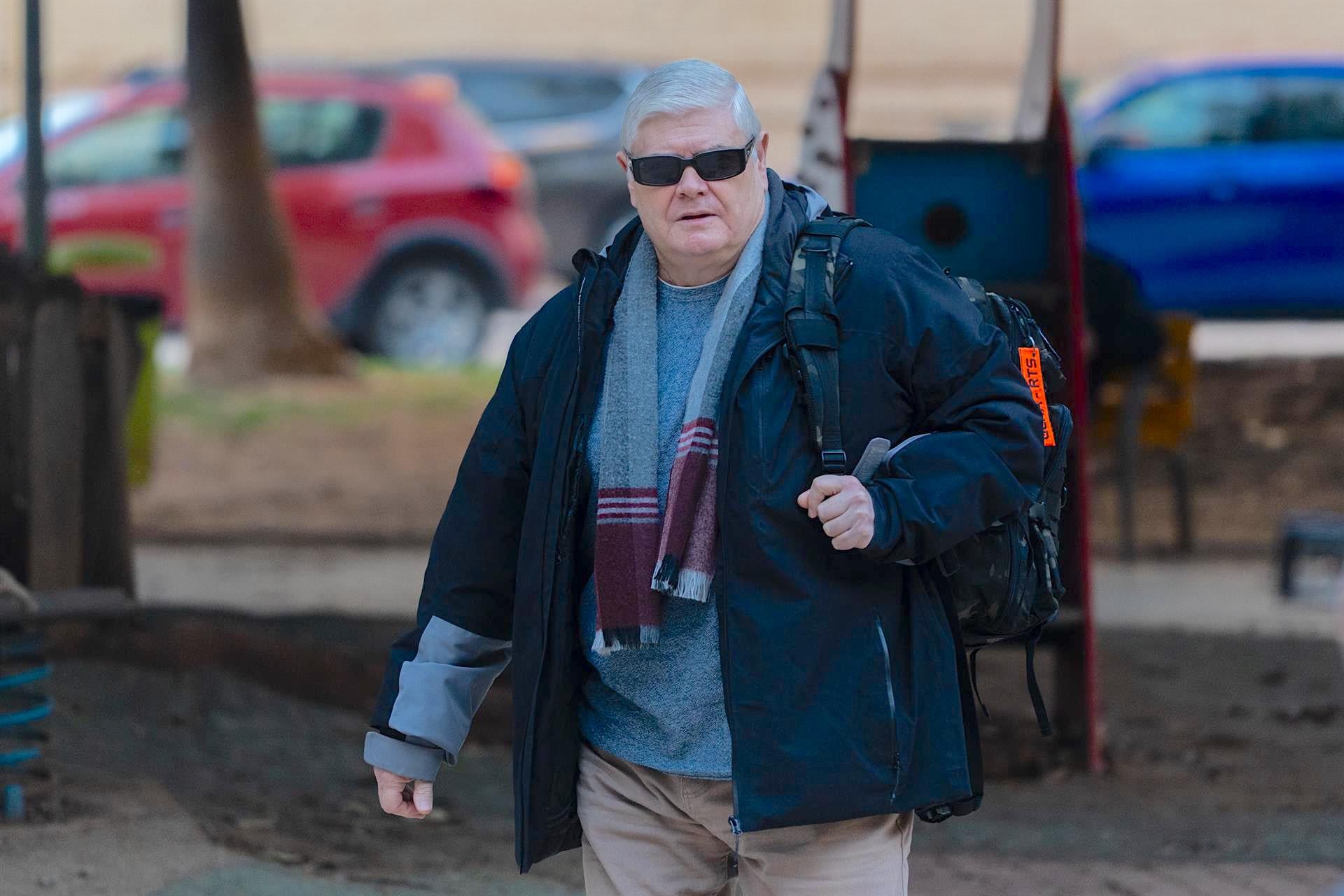 José Miguel Basset, exinspector en cap del Consorci de Bombers de València, a l'arribada als jutjats de Catarroja | Jorge Gil | EP