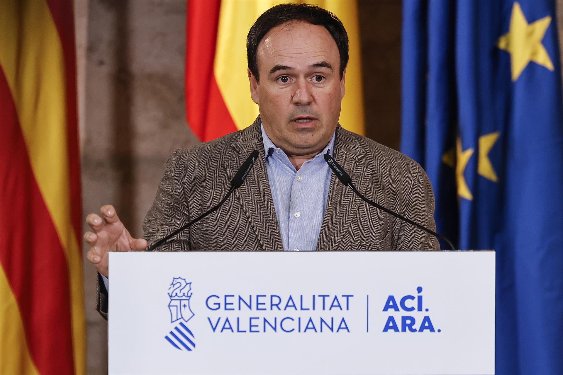 El president de la Generalitat, Juan Francisco Pérez Llorca | Rober Solsona | EP