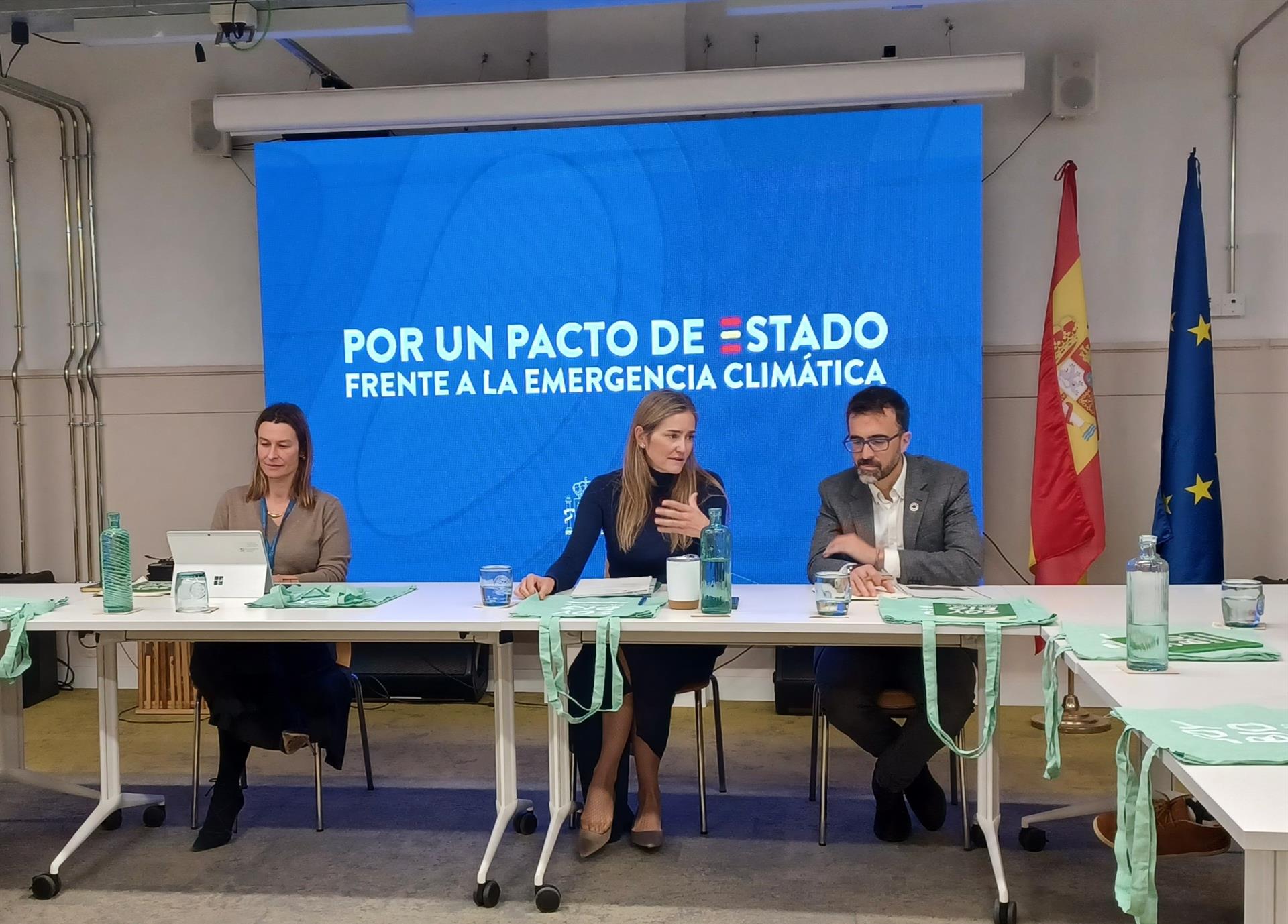 La vicepresidenta tercera i ministra per a la Transició Ecològica i el Repte Demogràfic, Sara Aagesen, en la Fundació Biodiversitat